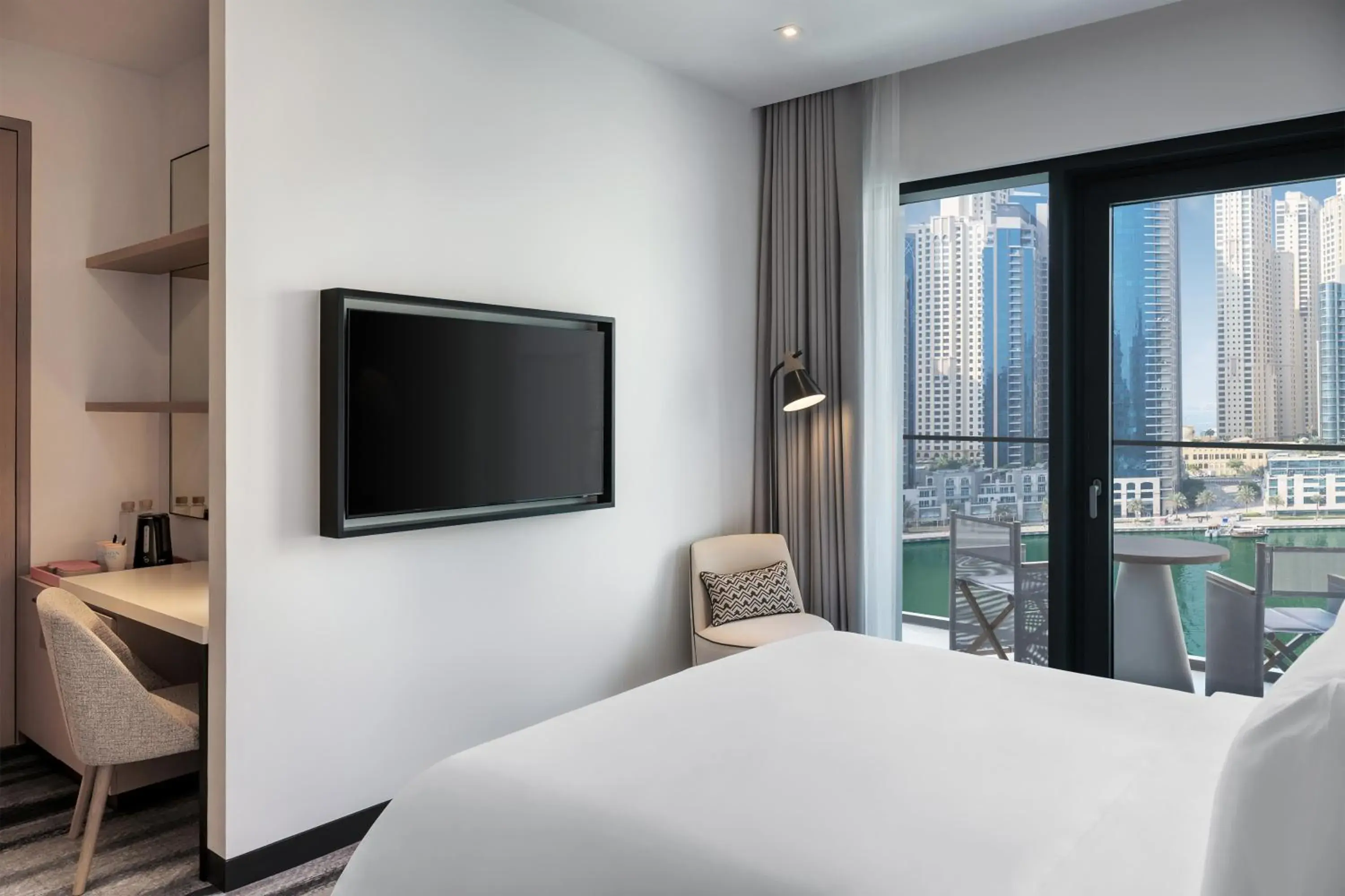 Marina View Deluxe Room with Private Balcony King in Vida Dubai Marina & Yacht Club Marina View Deluxe Room with Private Balcony King in Vida Dubai Marina & Yacht Club