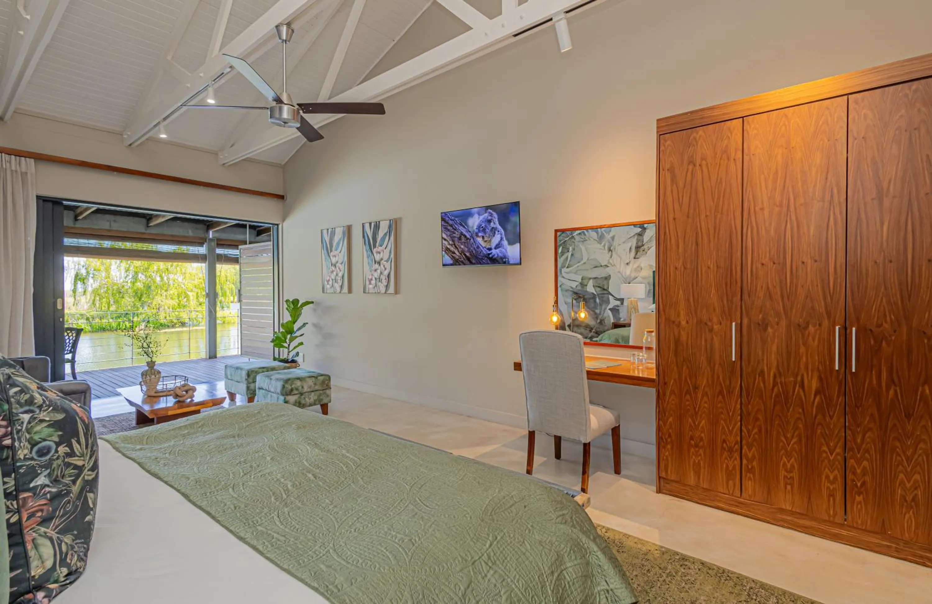 Bed in Ladybird Boutique Hotel