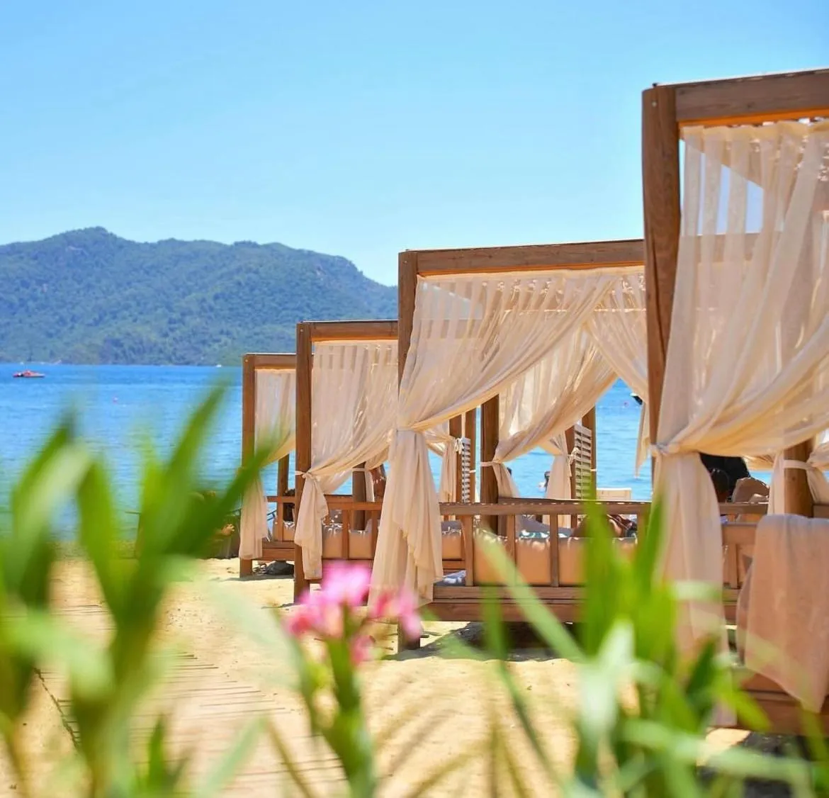 Beach in Hotel Caprea