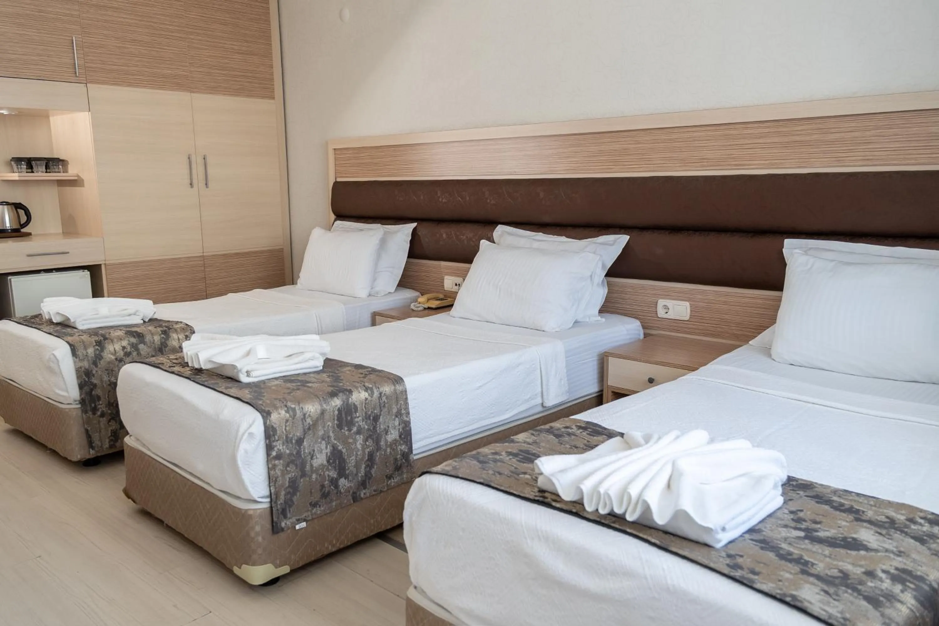 Bed in Hotel Caprea