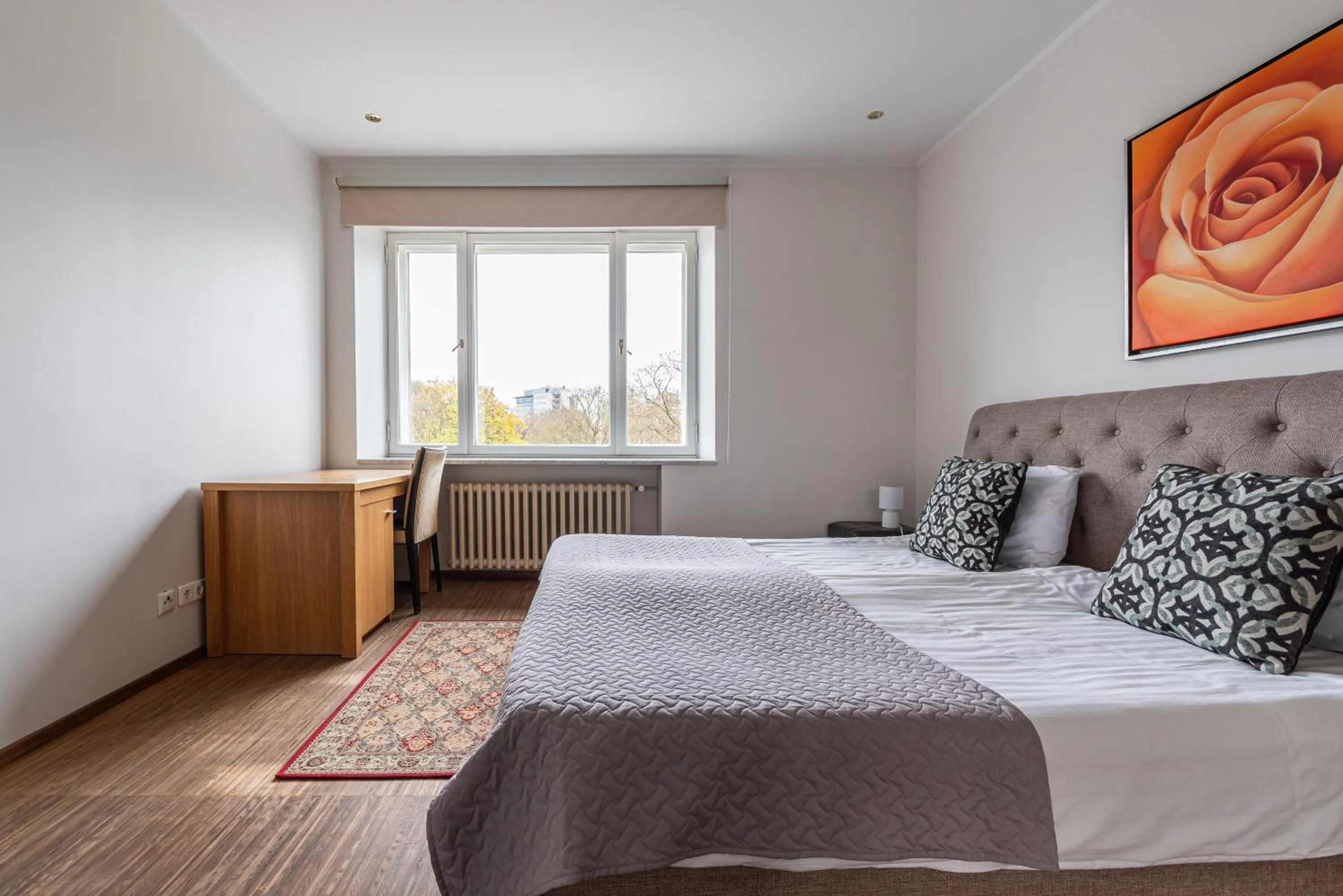 Bed in Yoga Residence Apartments