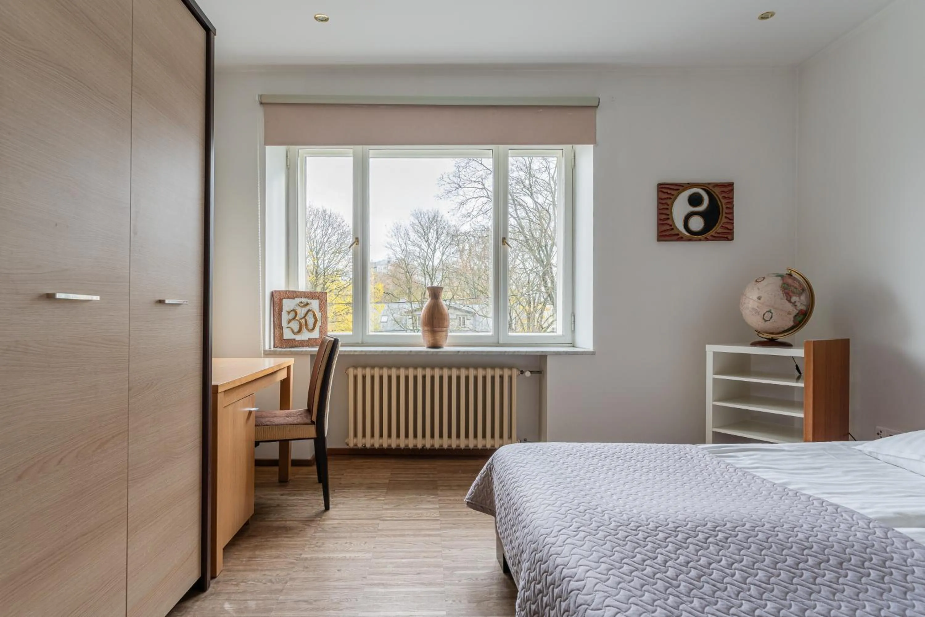 Bed in Yoga Residence Apartments