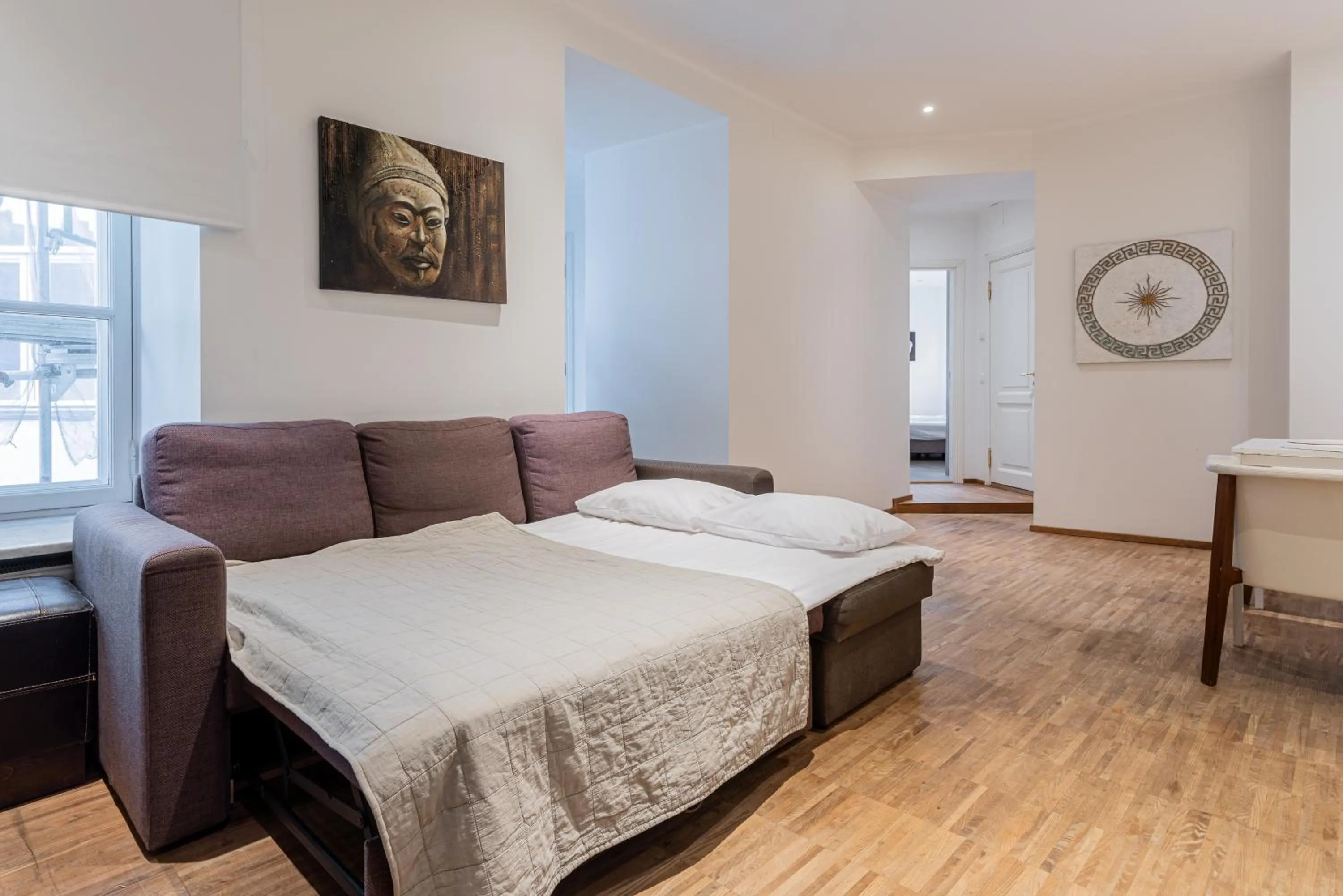 Bed in Yoga Residence Apartments