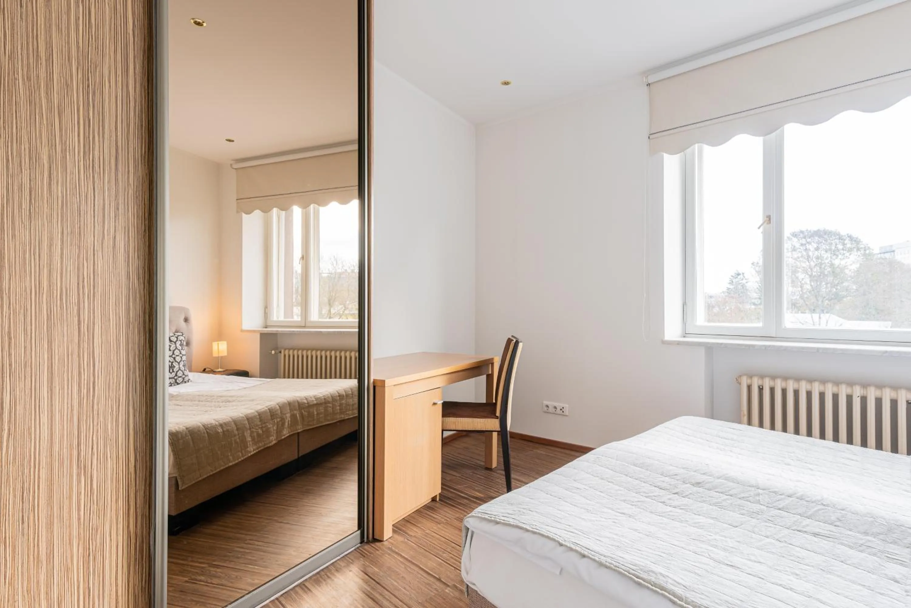 Bed in Yoga Residence Apartments