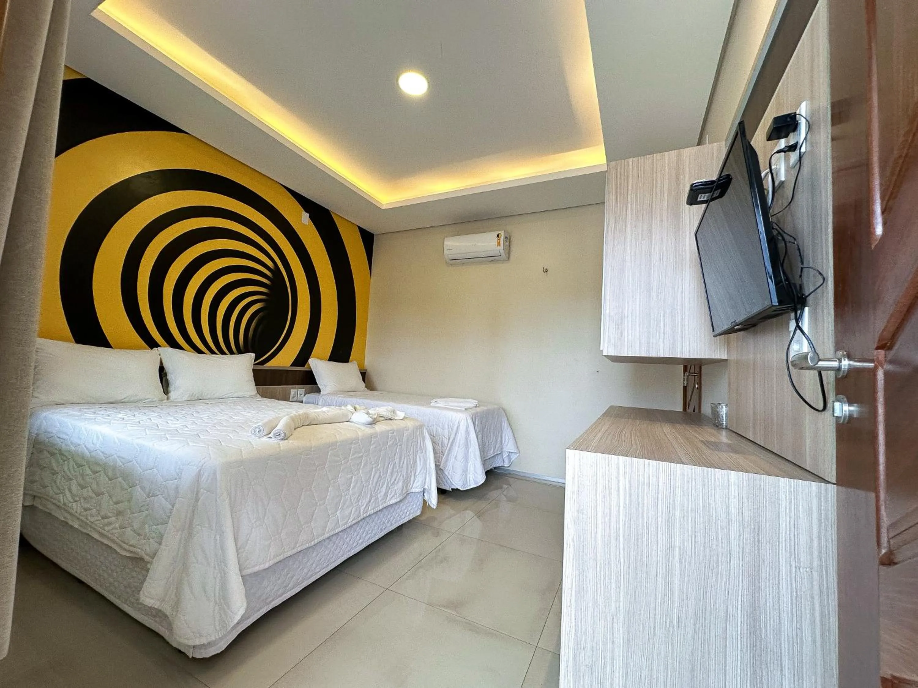 Bed in Pousada Lençóis Maranhenses