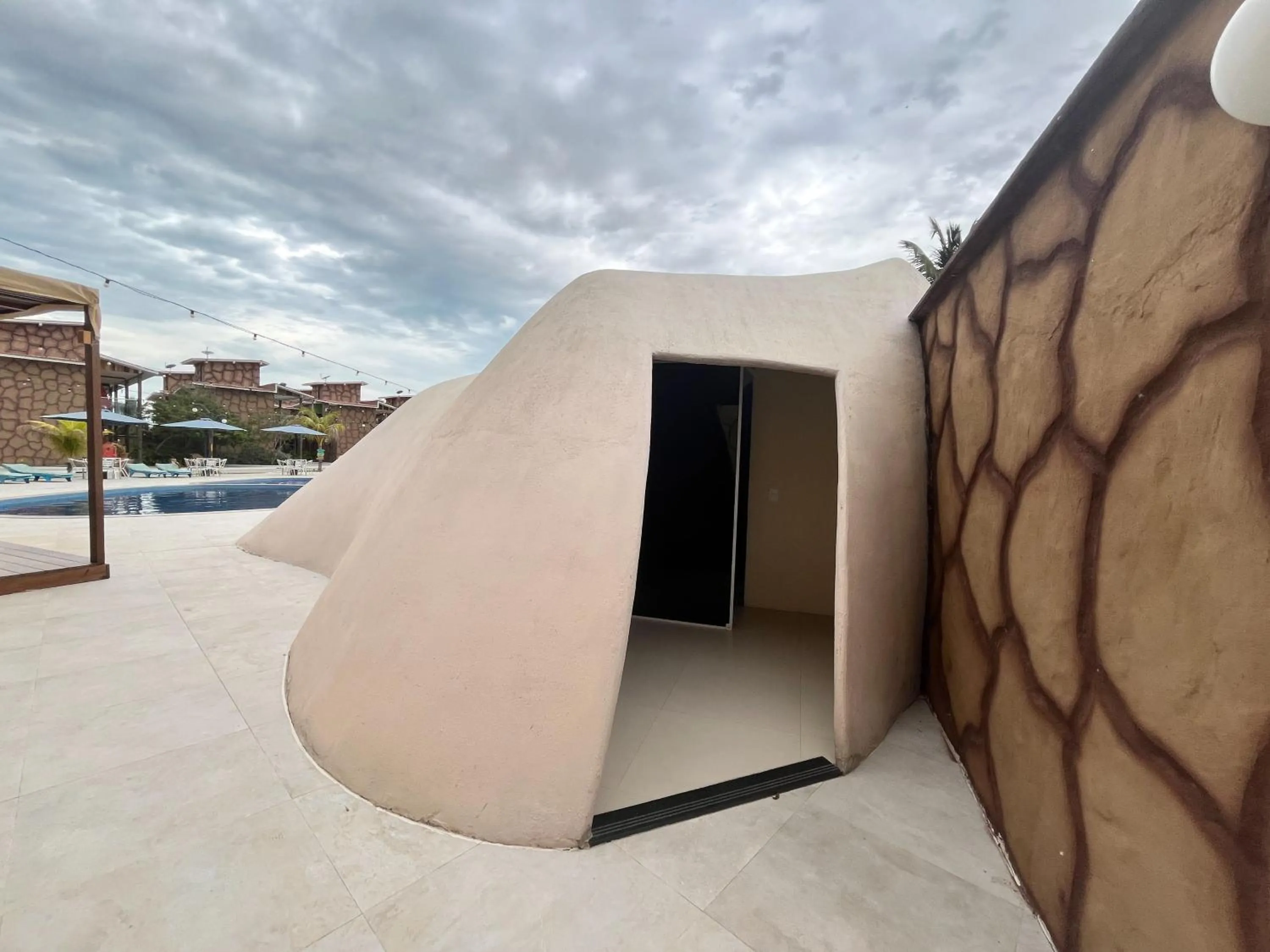 Swimming pool in Pousada Lençóis Maranhenses