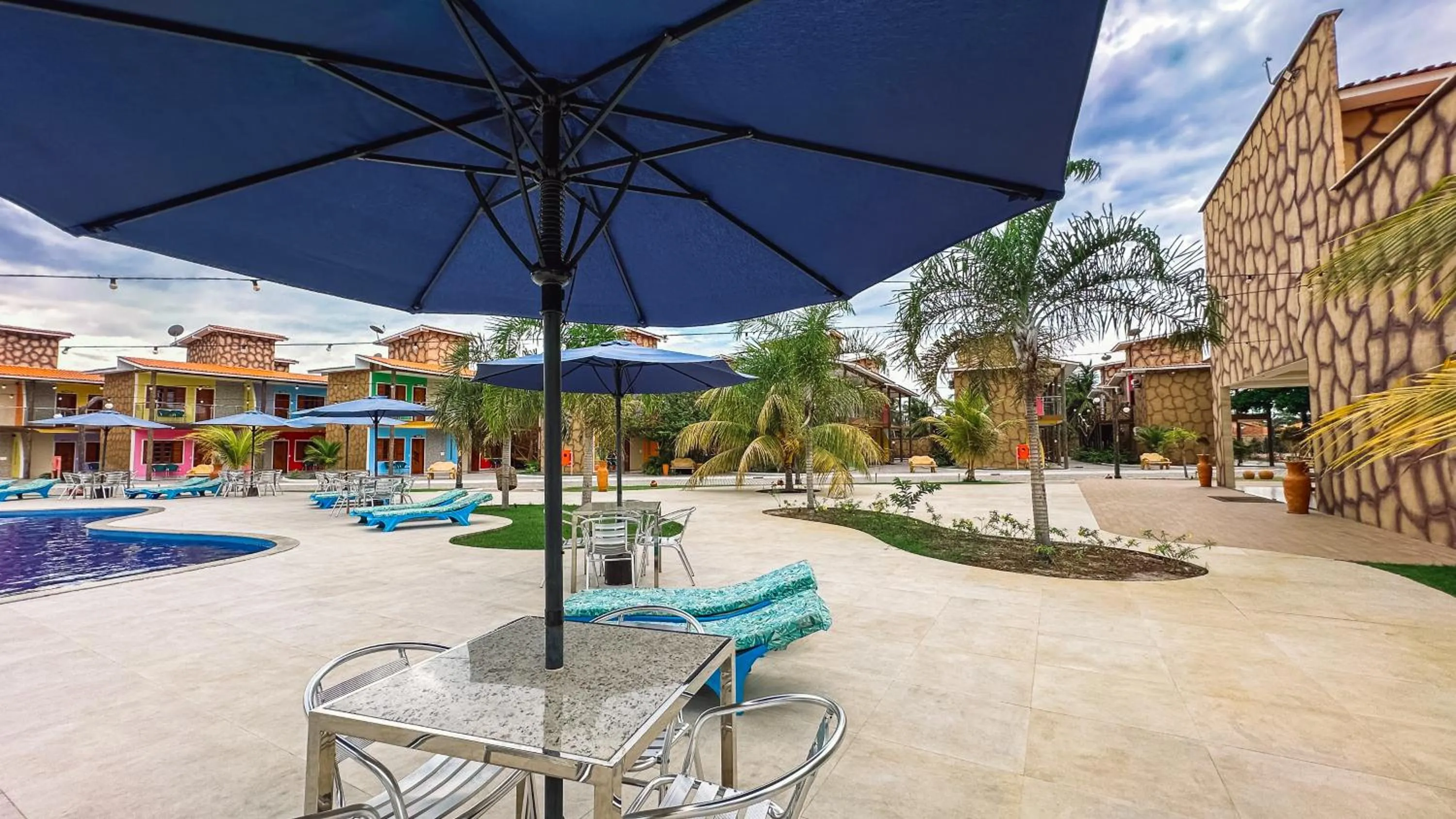 Swimming pool in Pousada Lençóis Maranhenses