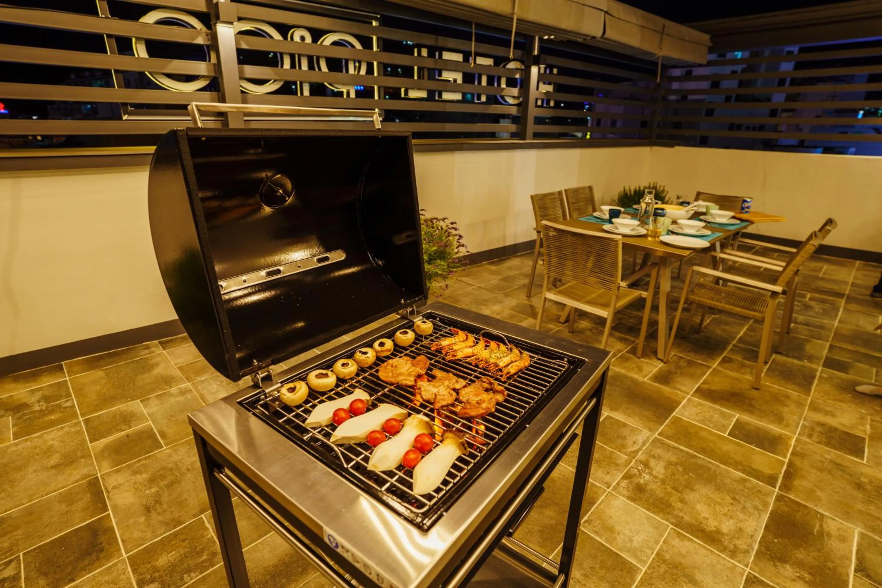 BBQ facilities in Hotel Pico