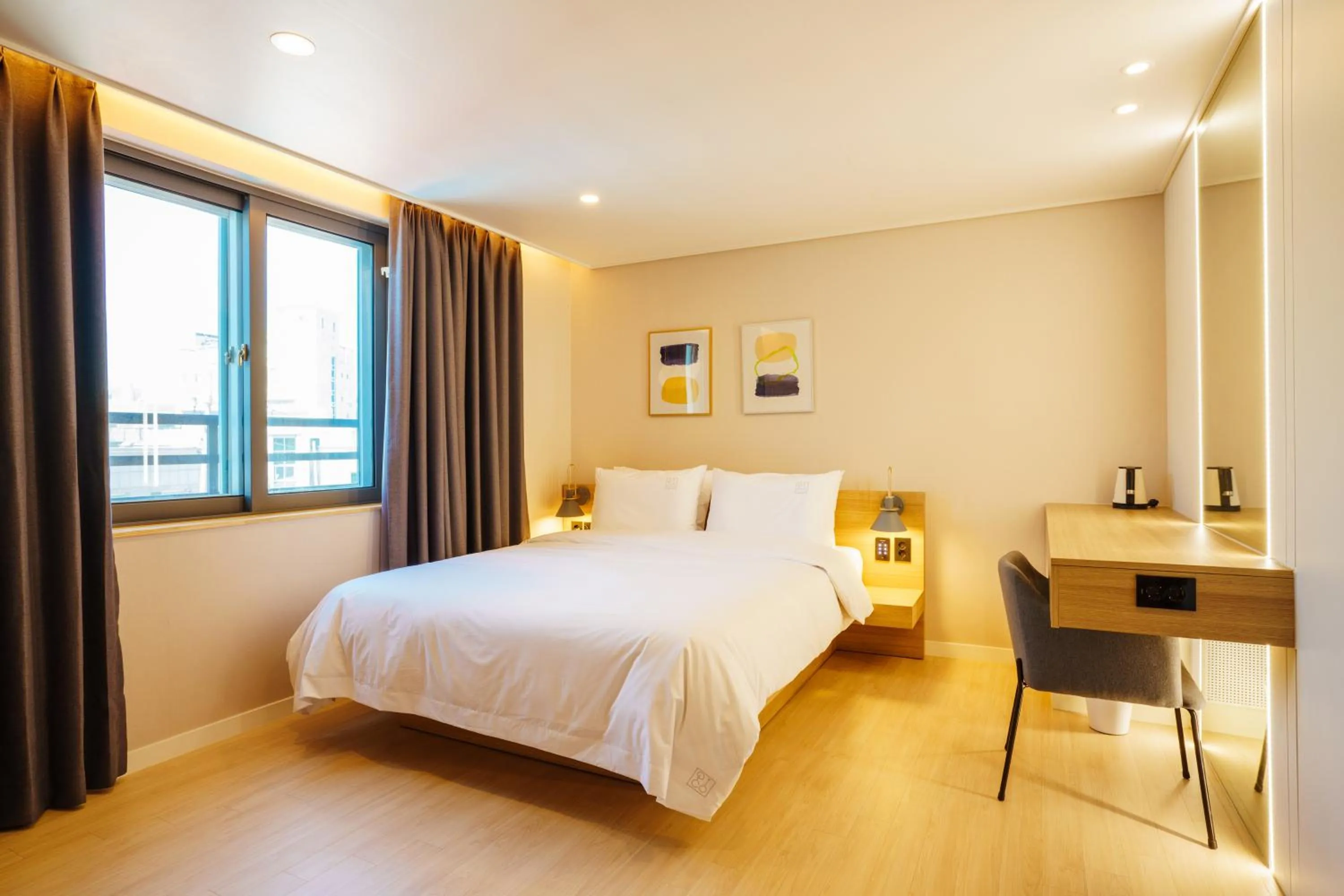 Decorative detail, Bed in Hotel Pico