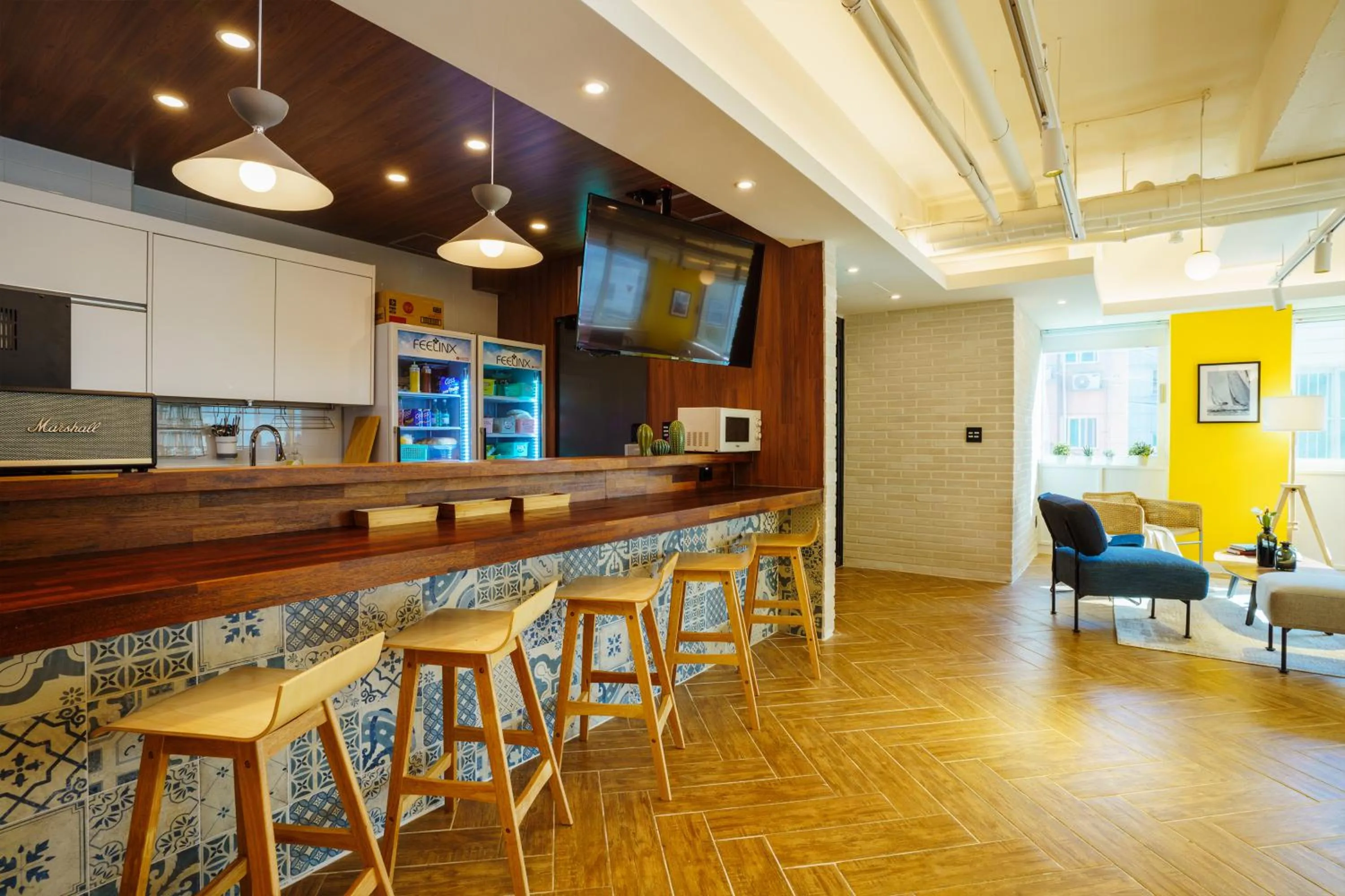 Communal lounge/ TV room in Hotel Pico