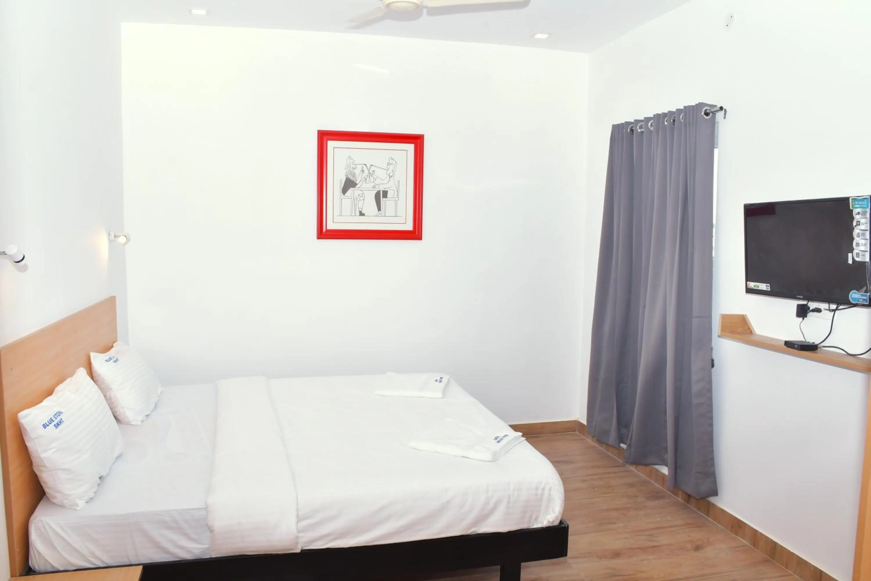 TV and multimedia, Bed in Hotel Bluestone