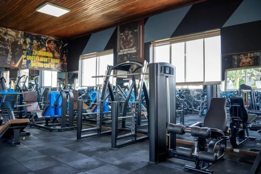Fitness centre/facilities in Afro Park Hotel
