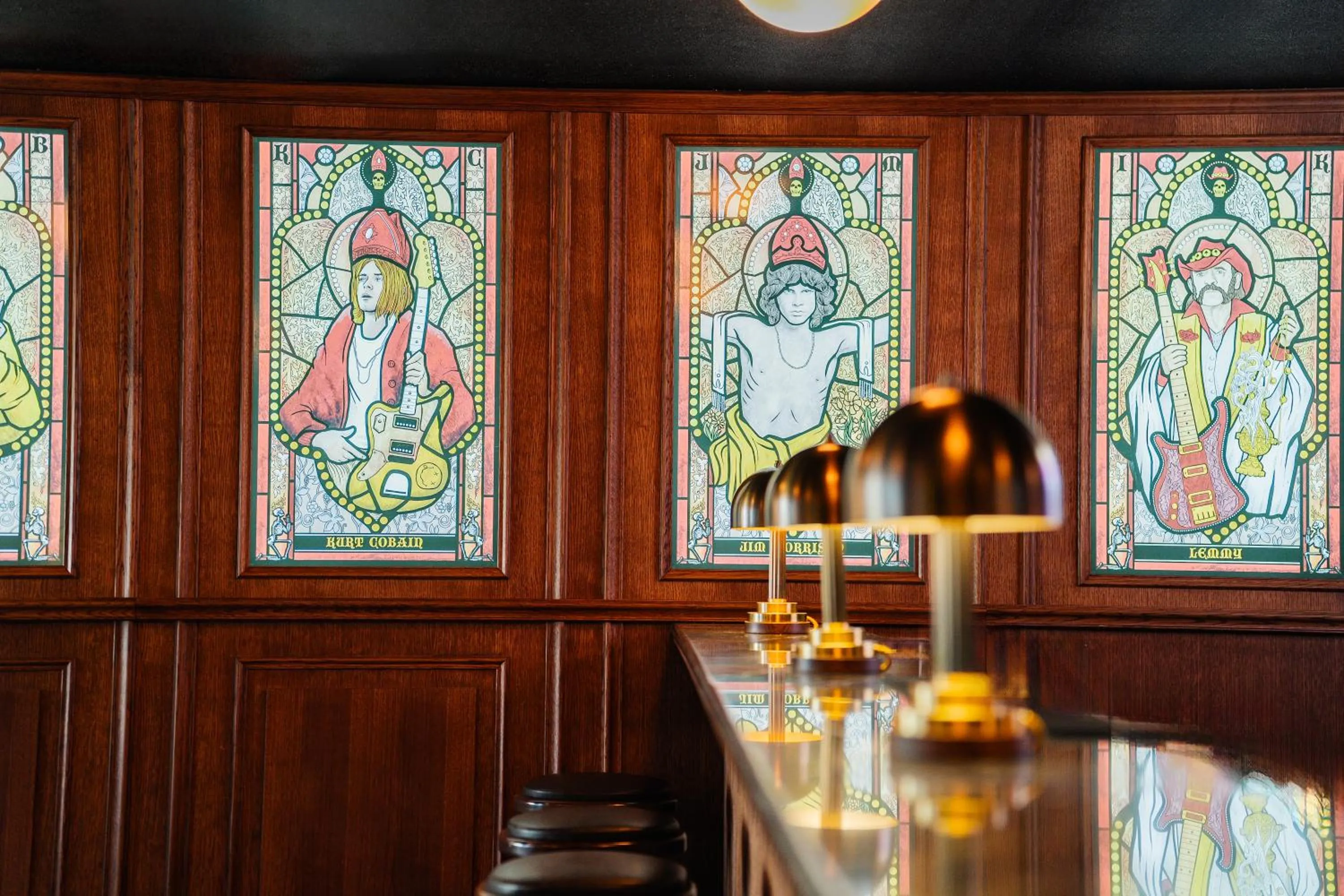 Lounge or bar in RockyPop Grenoble Appartements