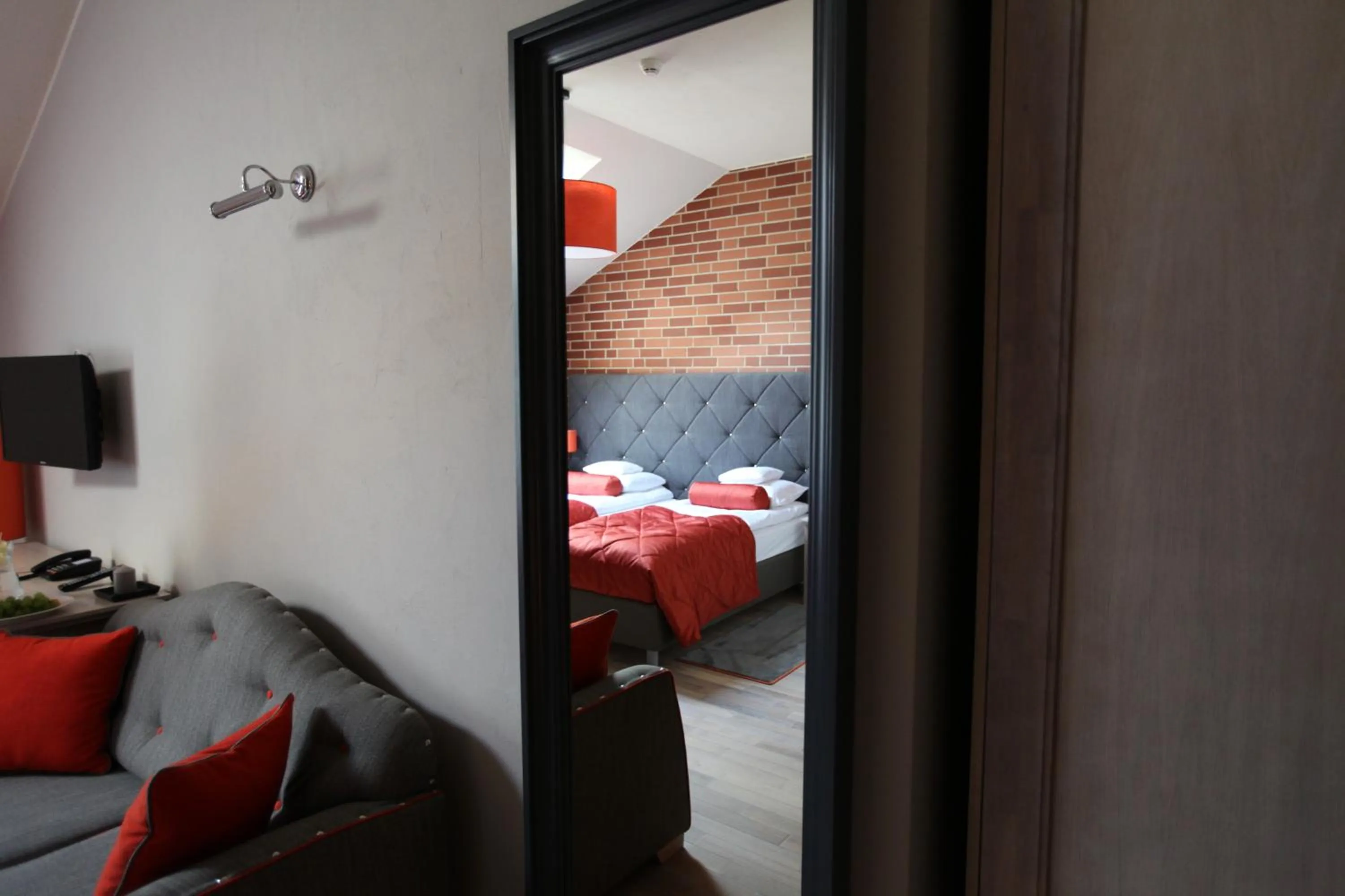 Bed in Hotel Browar Kościerzyna