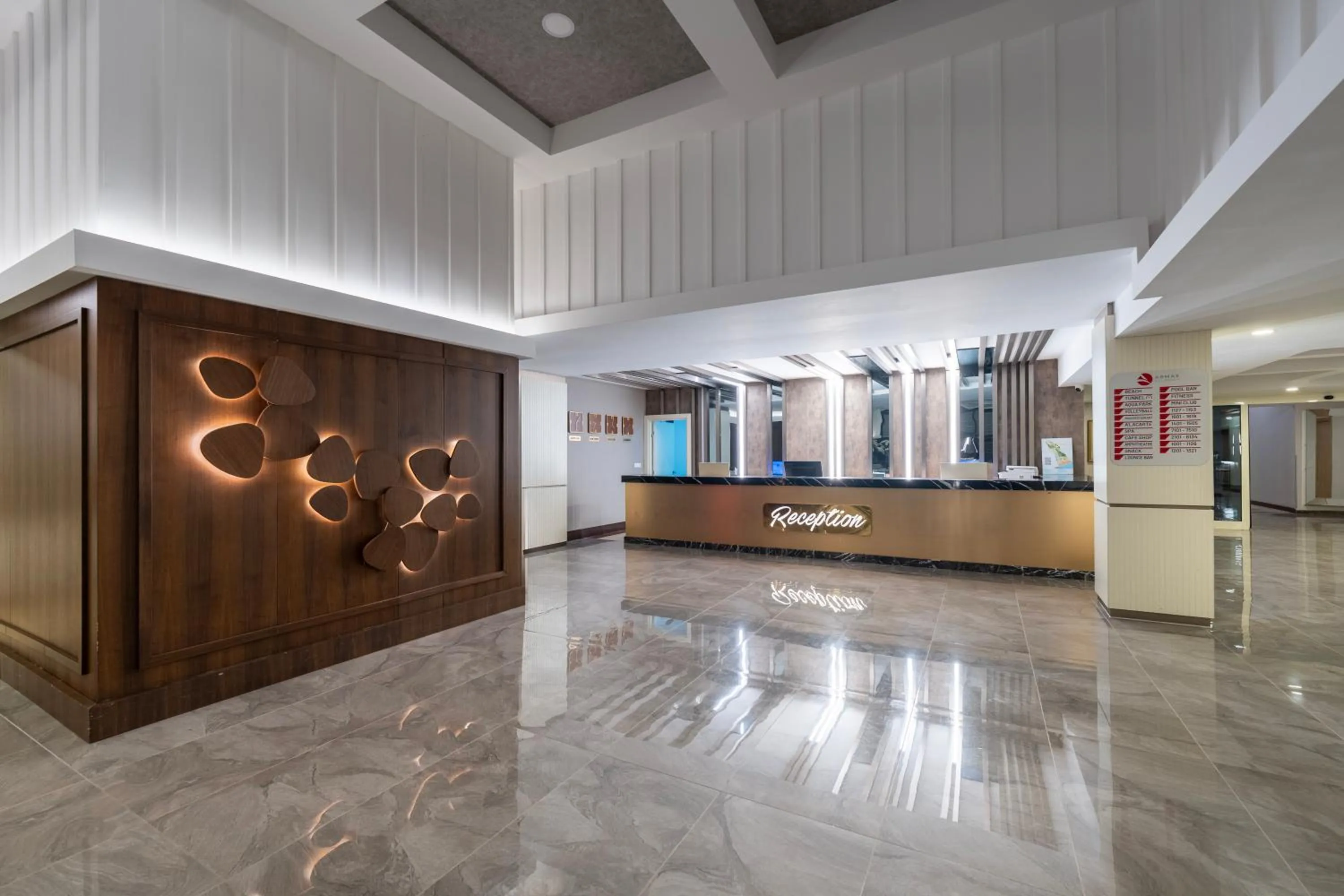 Lobby or reception in Armas Gul Beach