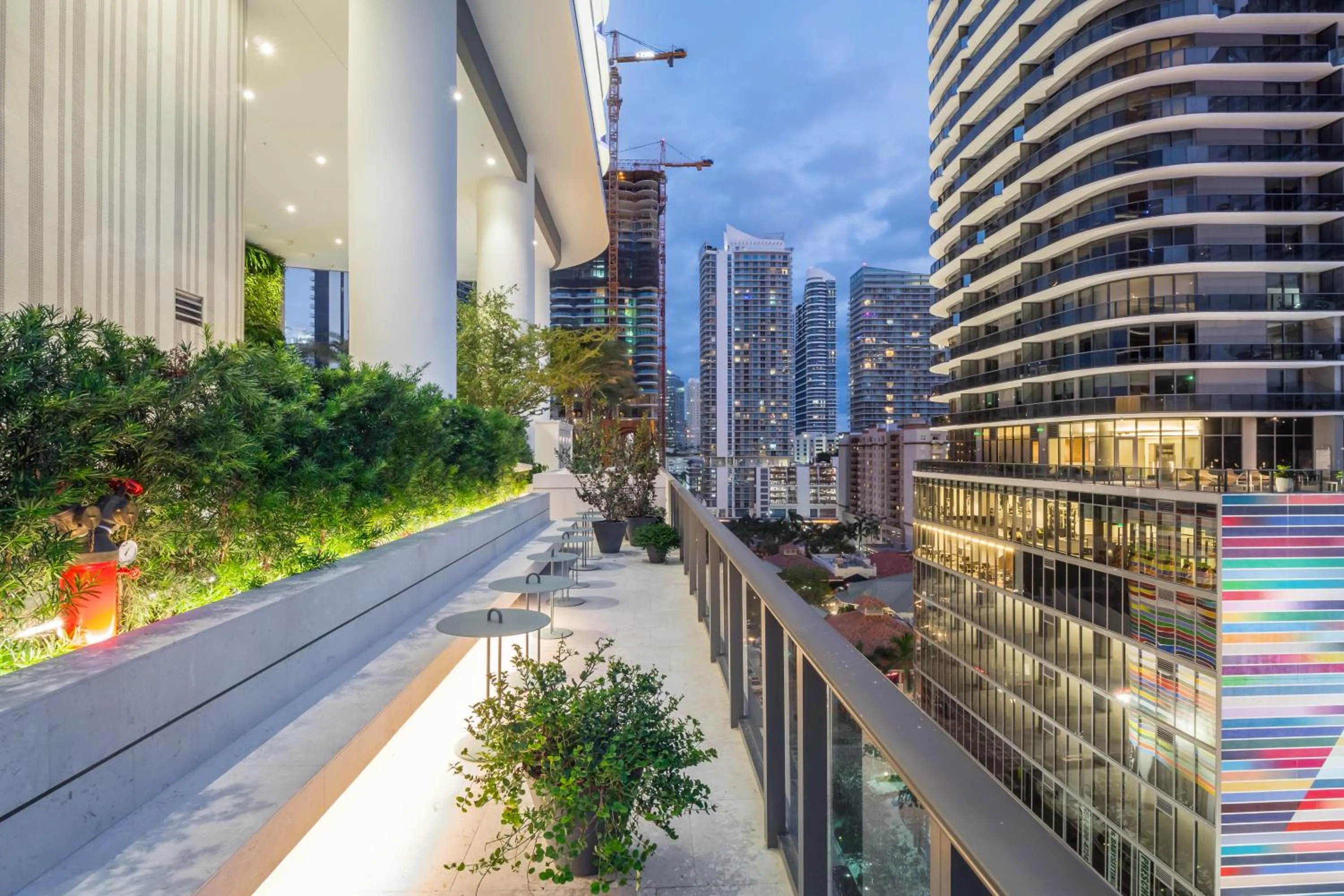Balcony/Terrace in Suites at SLS Lux Brickell managed by CE