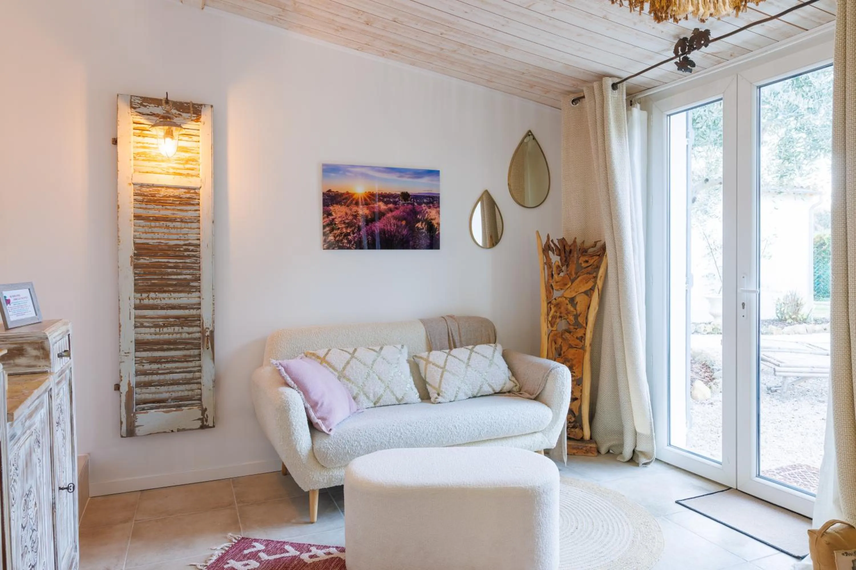 Living room in La Bastide du Mûrier