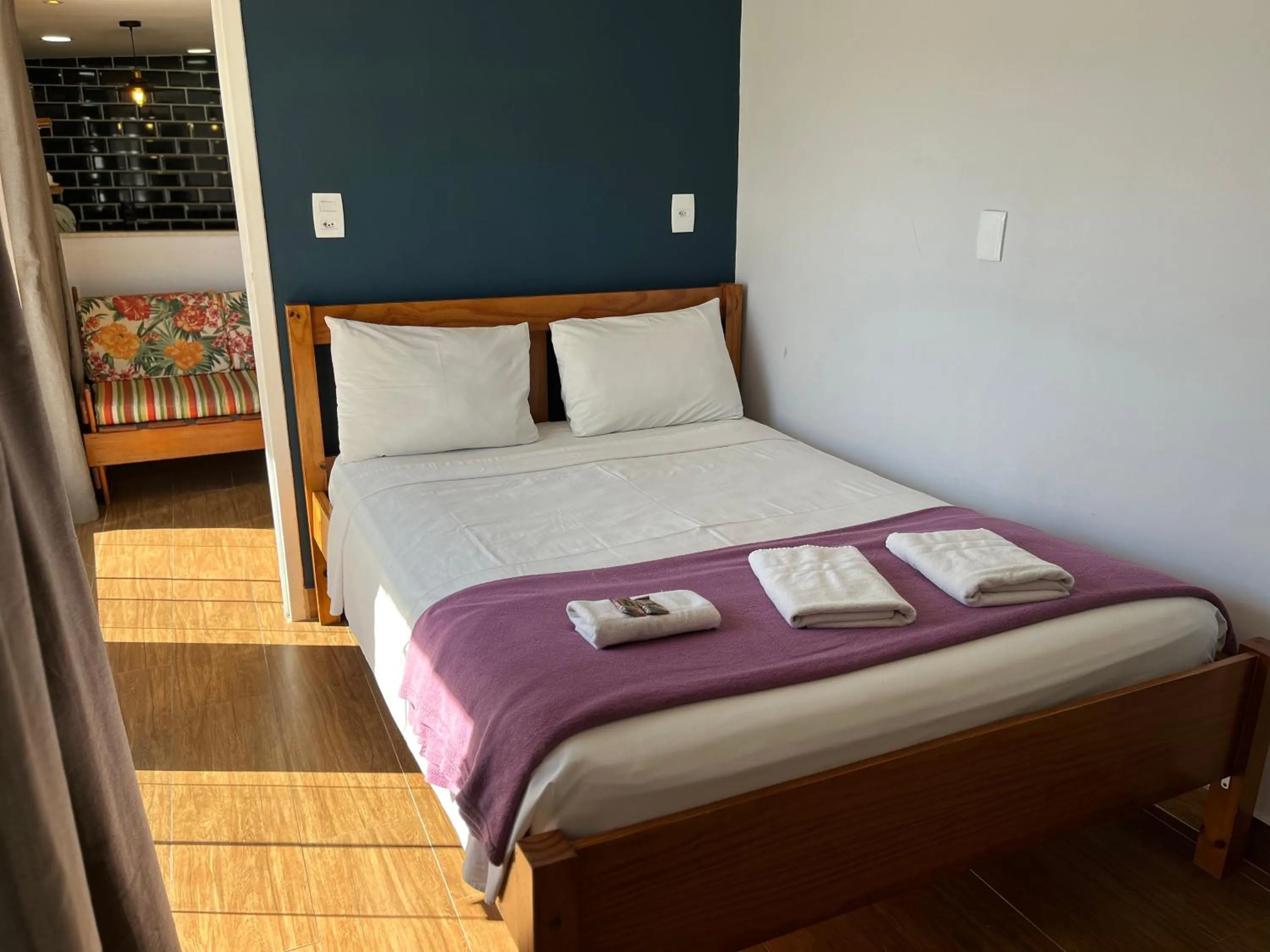 Bed in Pousada Vila Appia