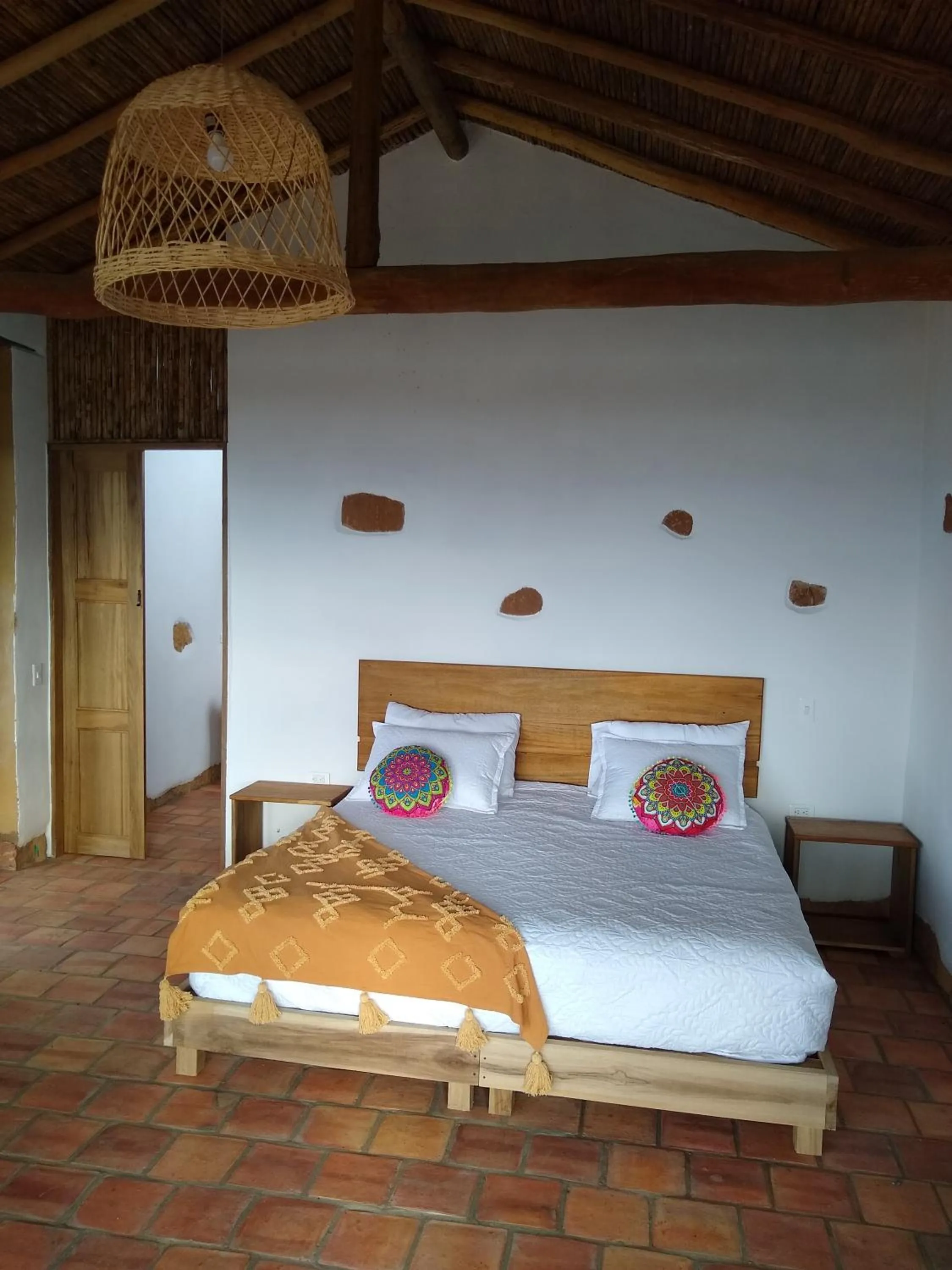 Bed in Hotel Cariguá