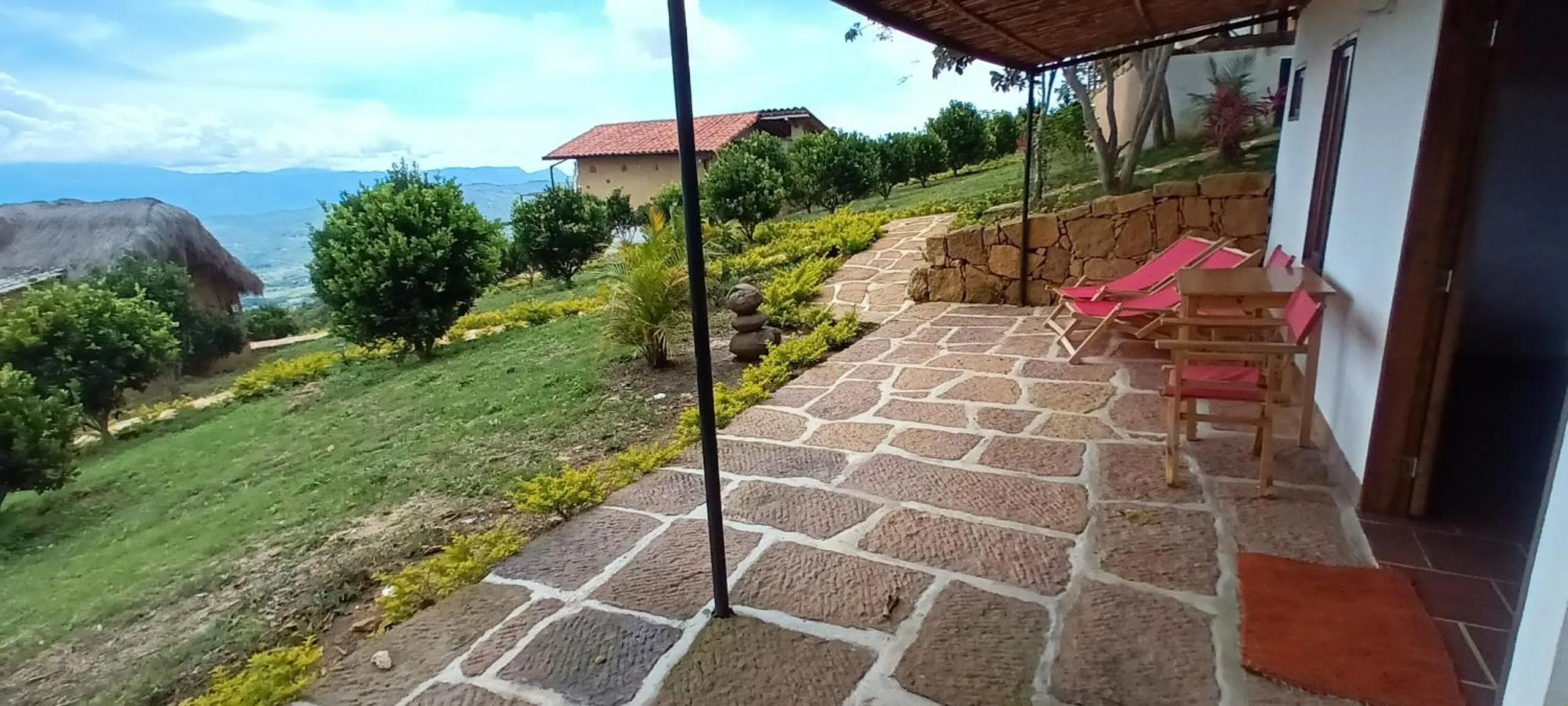 Garden view in Hotel Cariguá