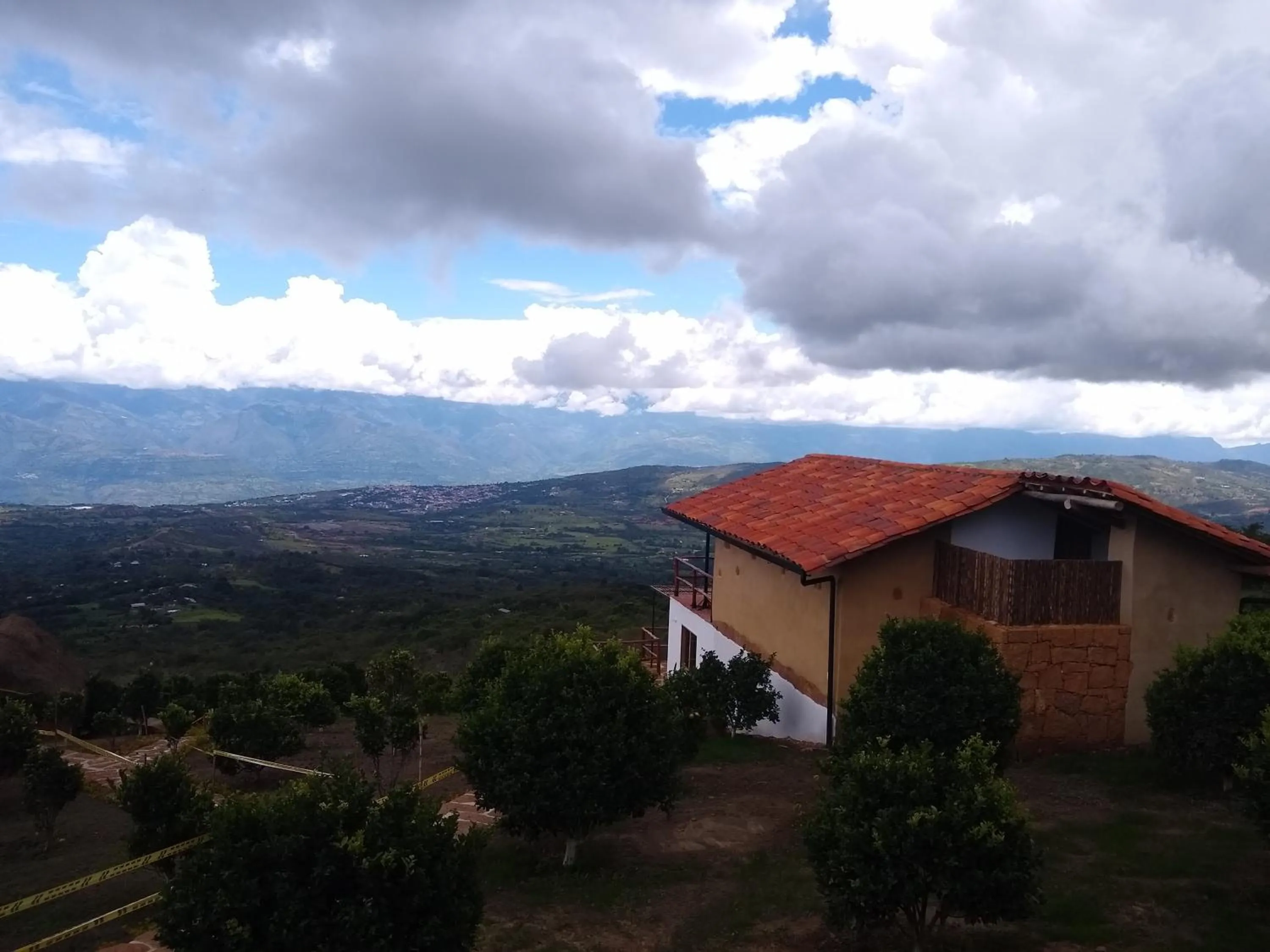 Garden view in Hotel Cariguá