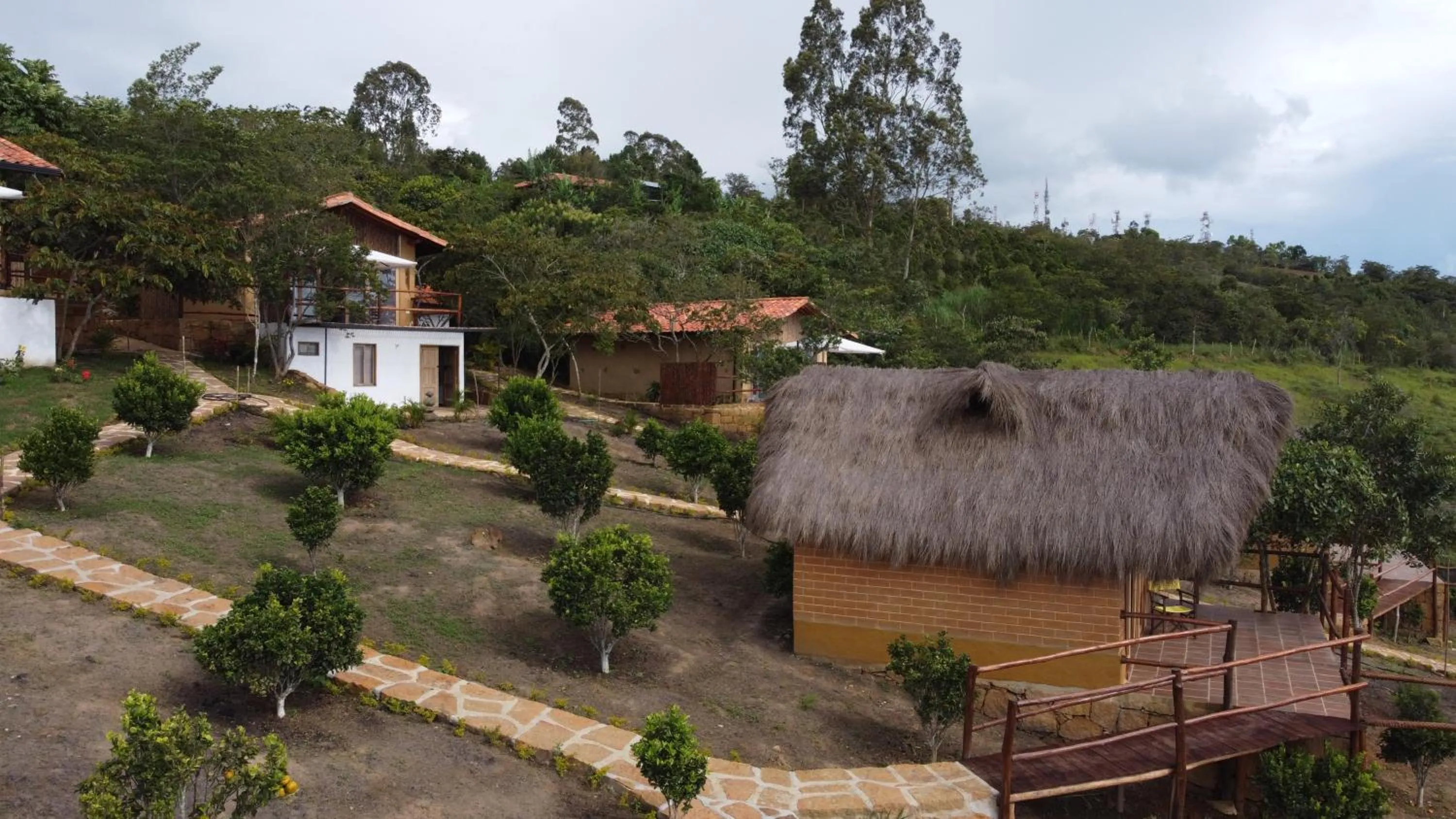 Garden view in Hotel Cariguá