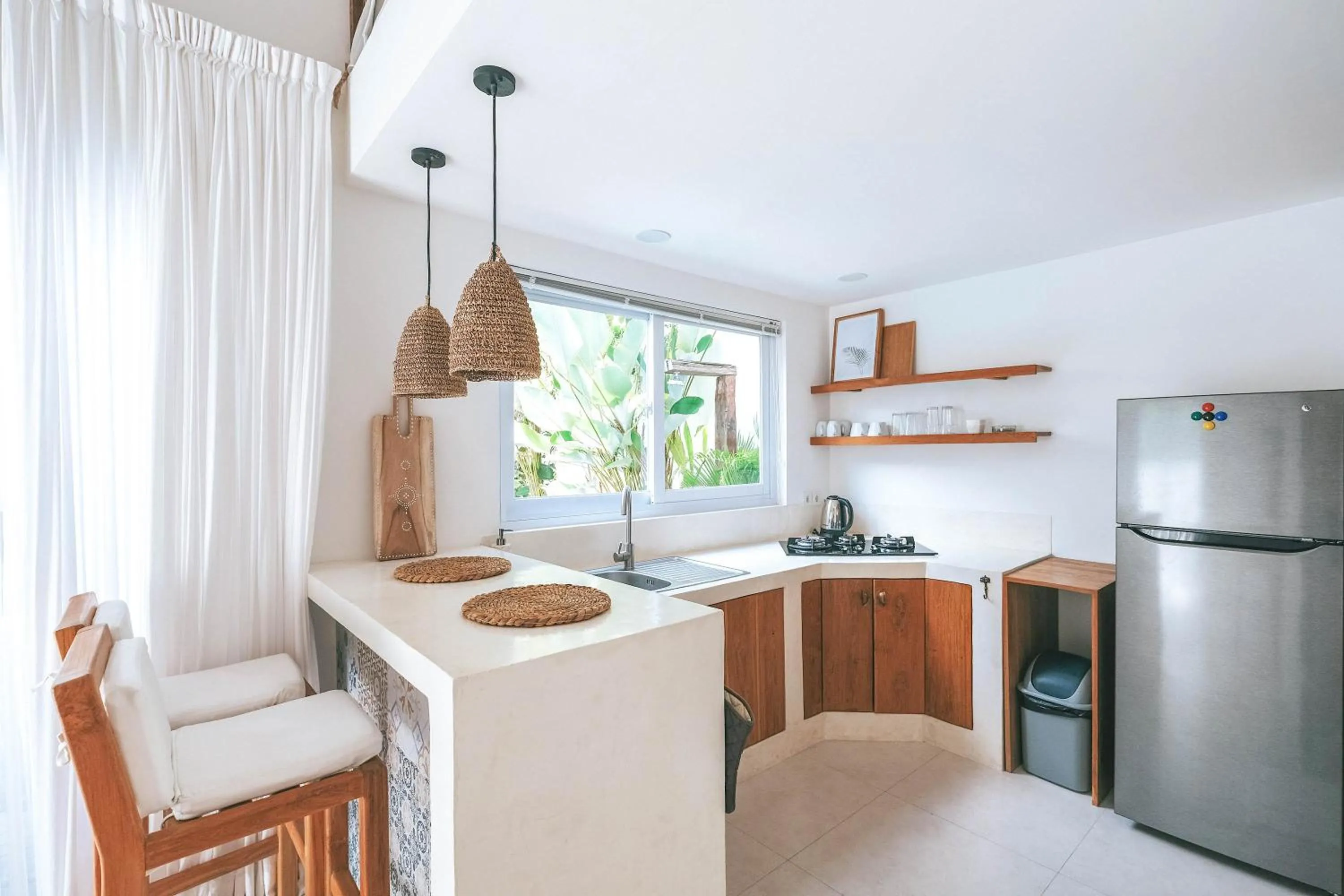 stove in Sun & Moon Villa