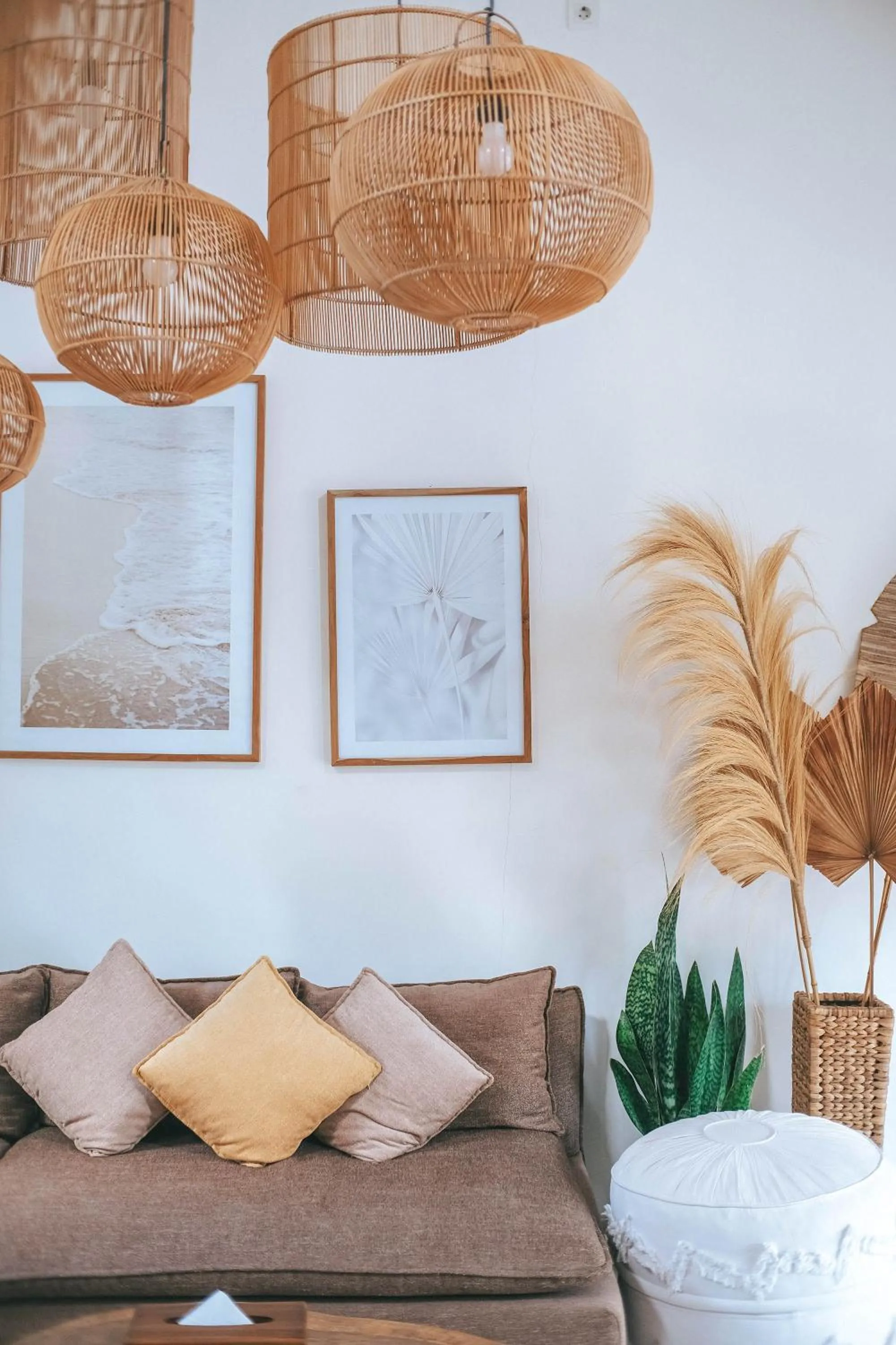 Seating area in Sun & Moon Villa