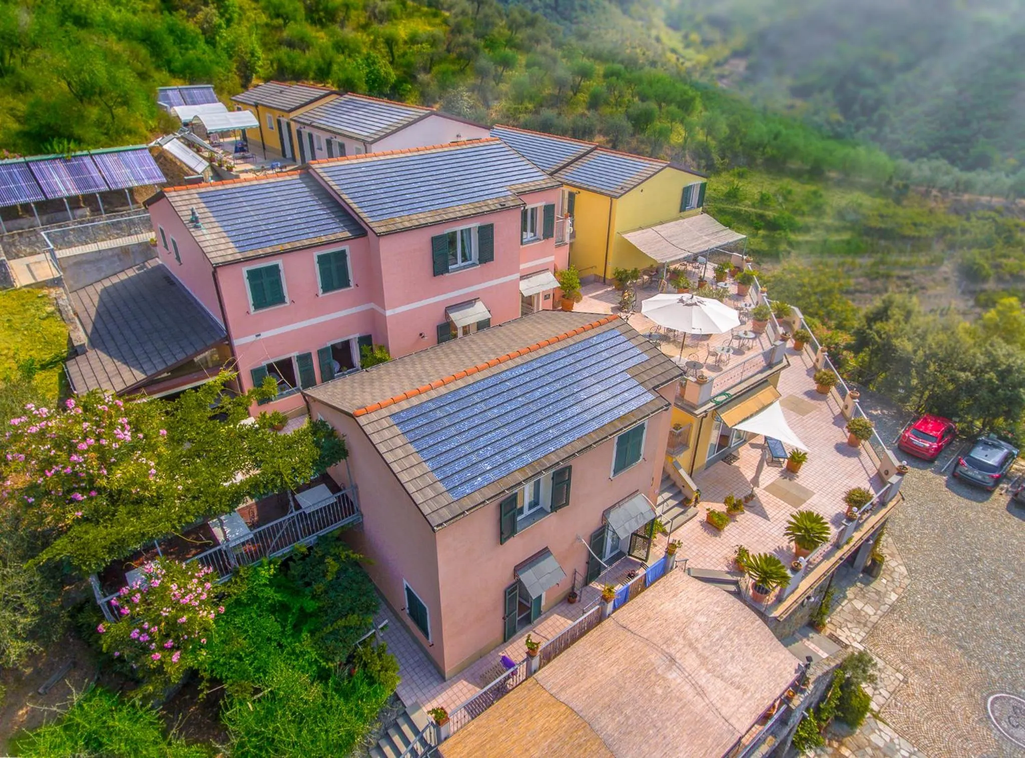 Patio in Hotel Al Terra Di Mare