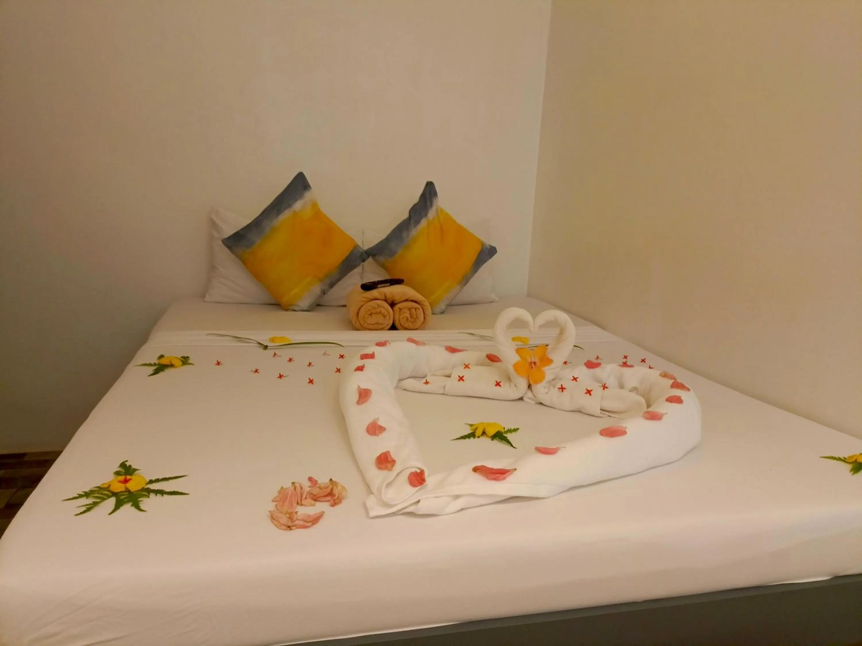 Bed in Palmera El Nido Inn