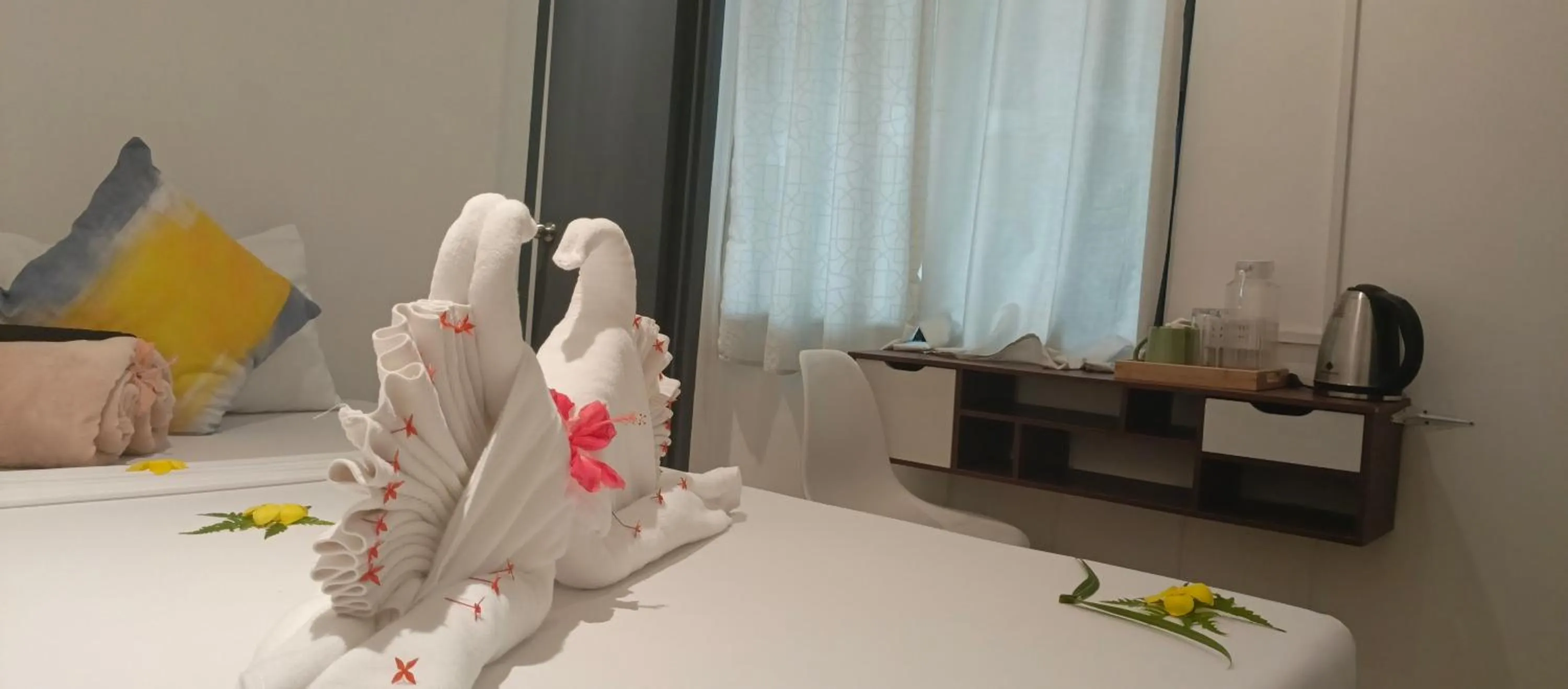 Photo of the whole room, Bed in Palmera El Nido Inn