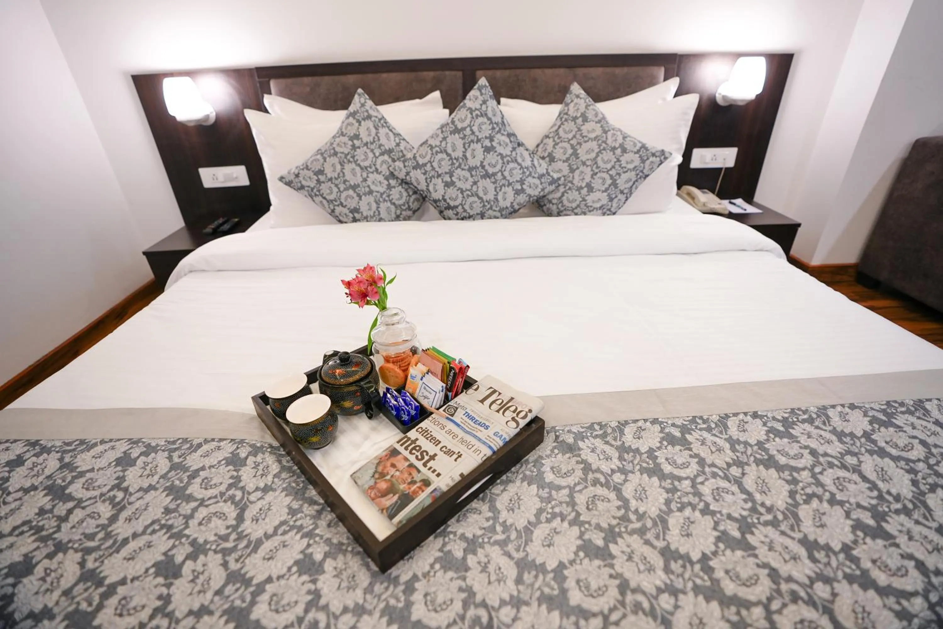 Bedroom in Cilantro Comfort