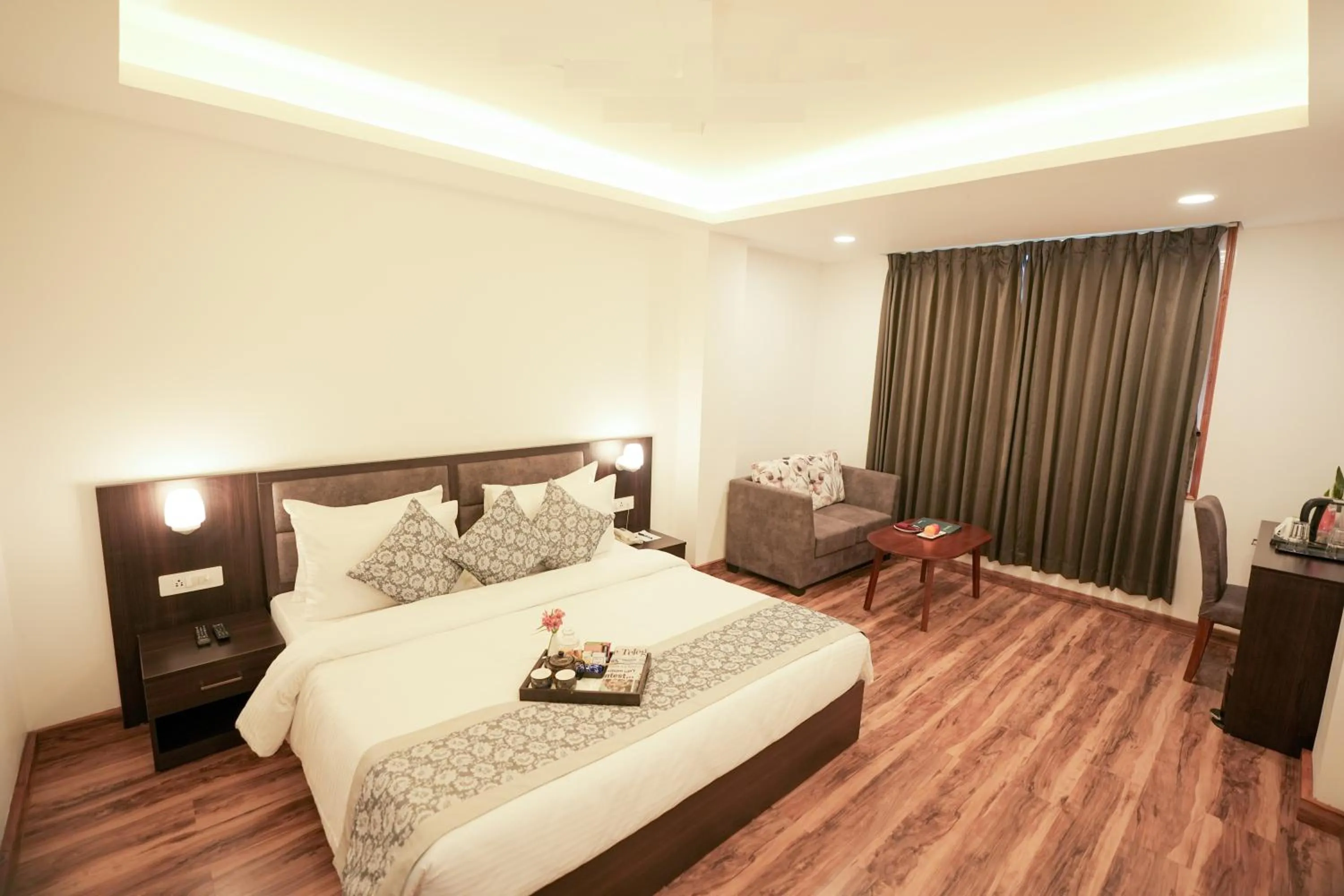 Bedroom in Cilantro Comfort