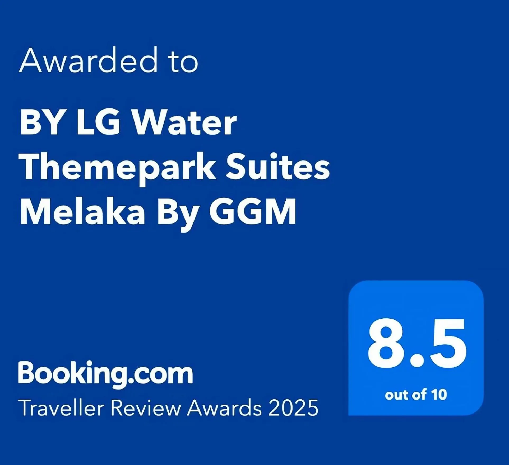 Property logo or sign in BY LG Water Themepark Suites Melaka By GGM