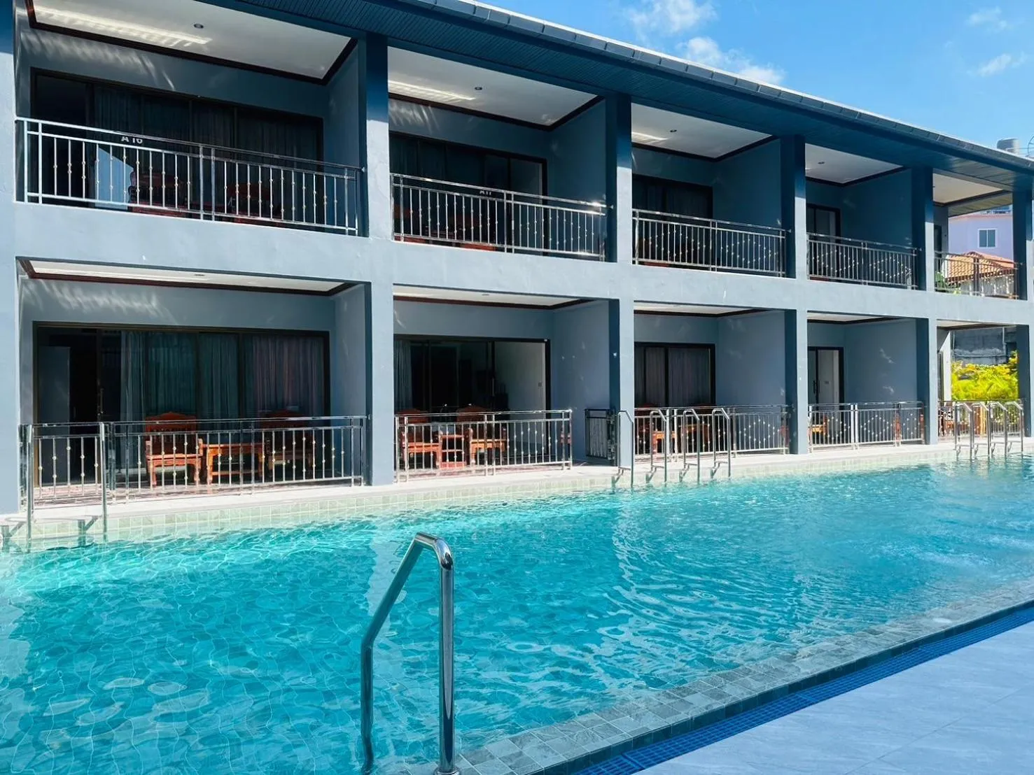 Swimming pool in Machorat Aonang Resort at Aonang Beach Krabi