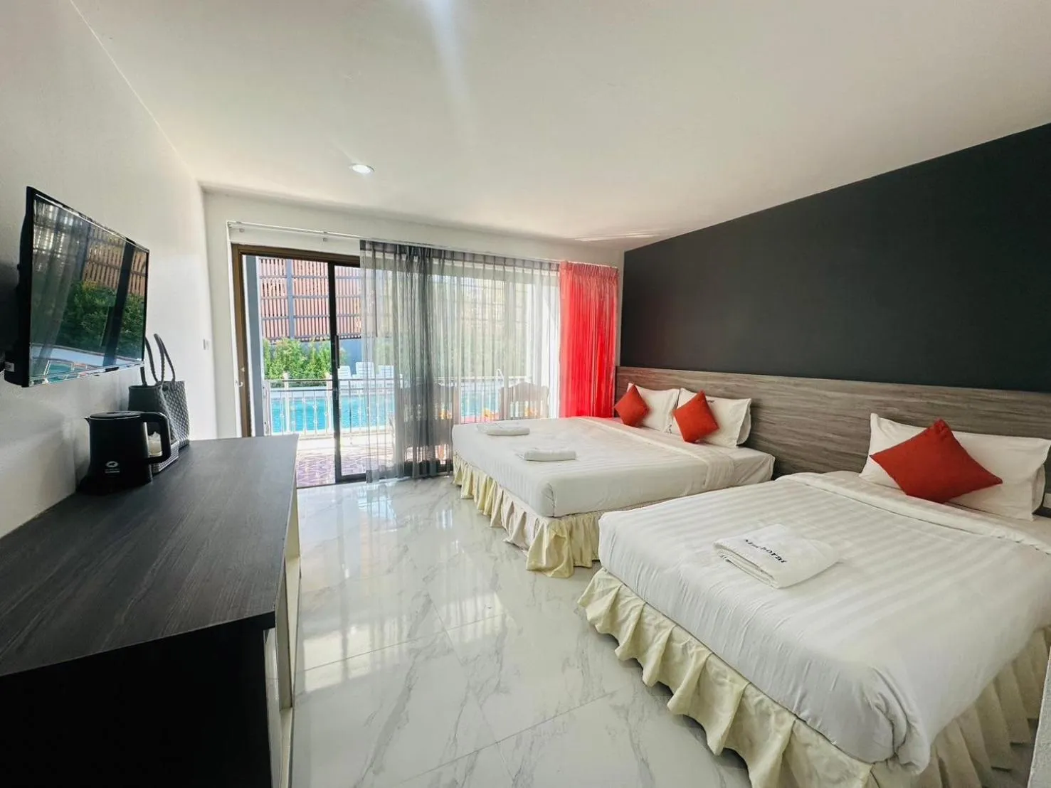 Photo of the whole room, Bed in Machorat Aonang Resort at Aonang Beach Krabi