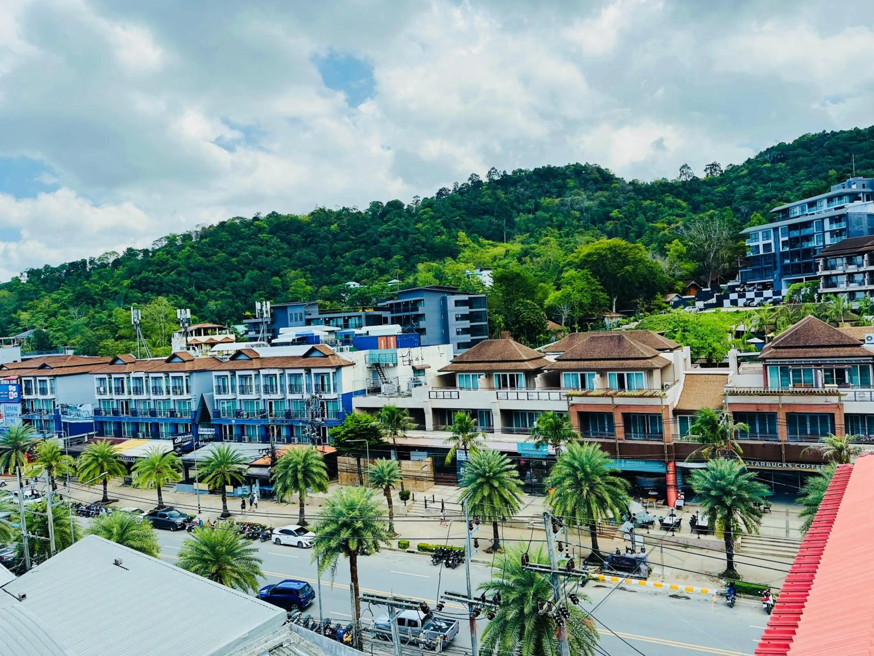 Mountain view in Machorat Aonang Resort at Aonang Beach Krabi