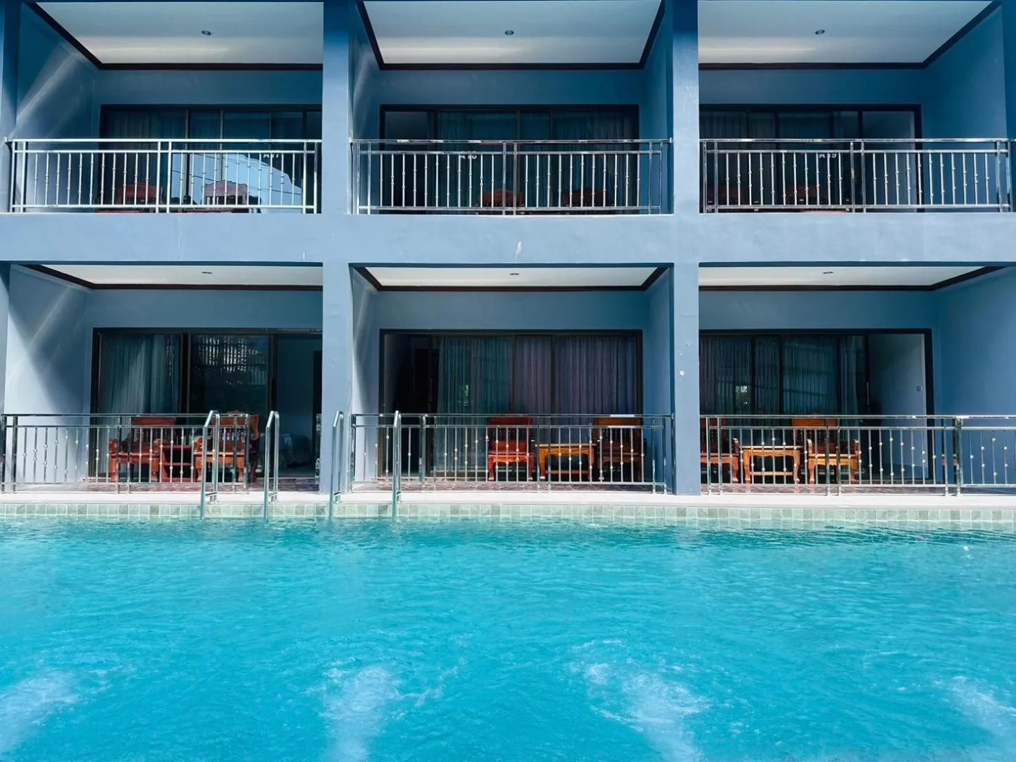 Swimming pool in Machorat Aonang Resort at Aonang Beach Krabi