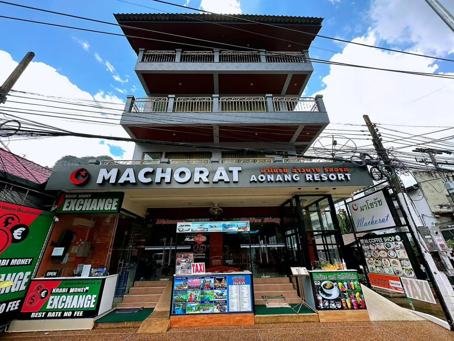 Property building in Machorat Aonang Resort at Aonang Beach Krabi