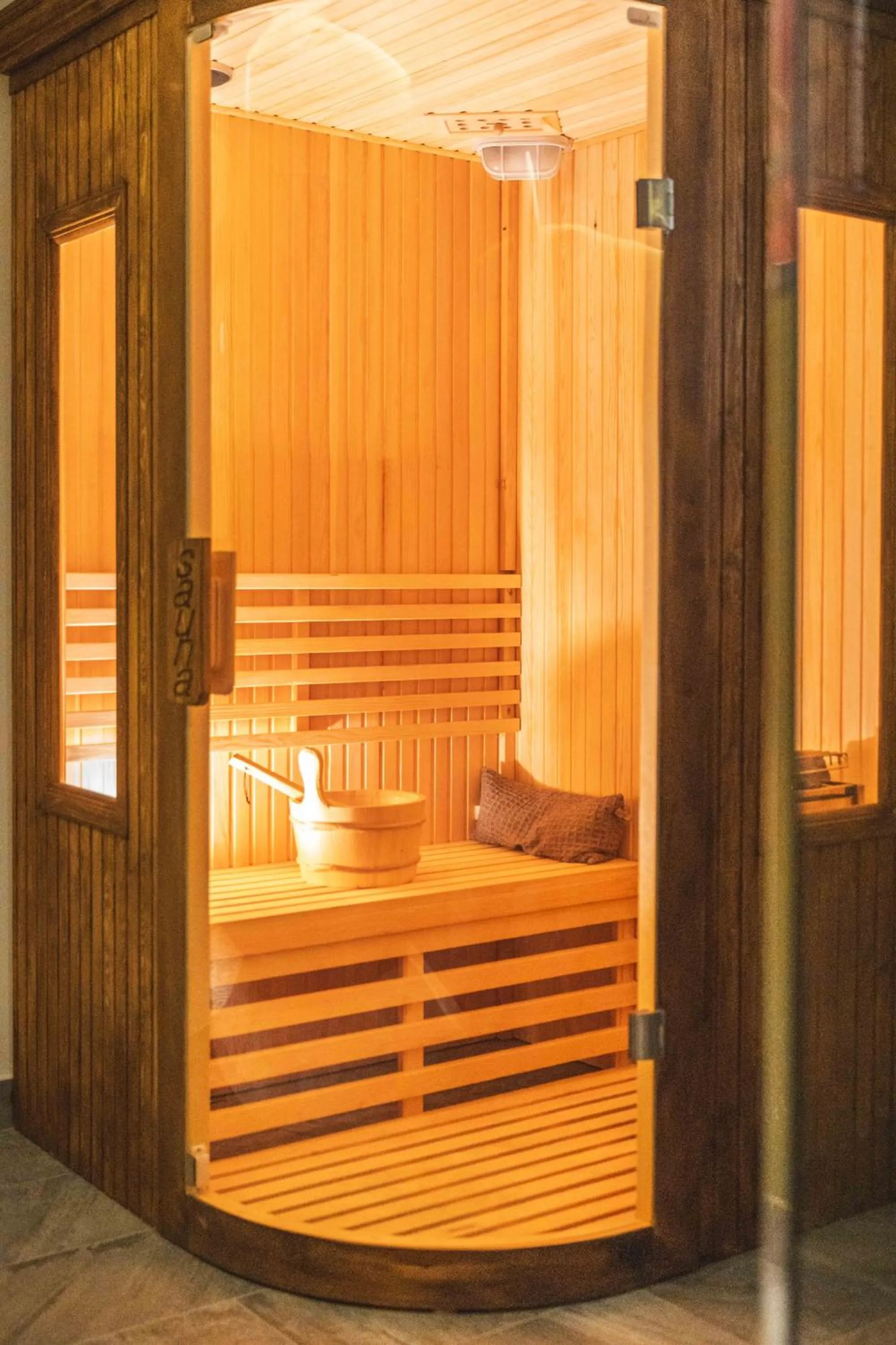 Sauna in Hotel La Pergola