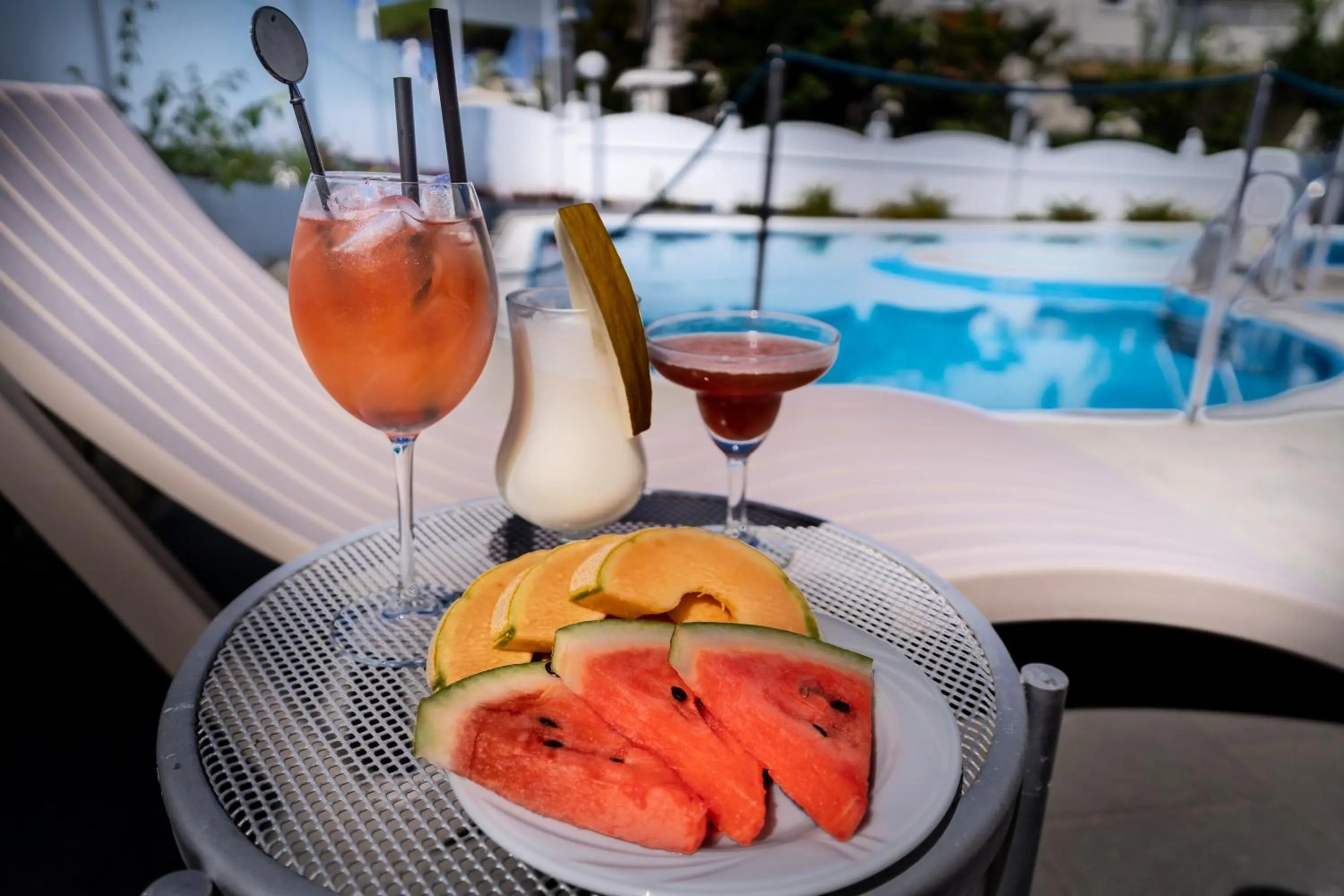 Food and drinks in Hotel La Pergola