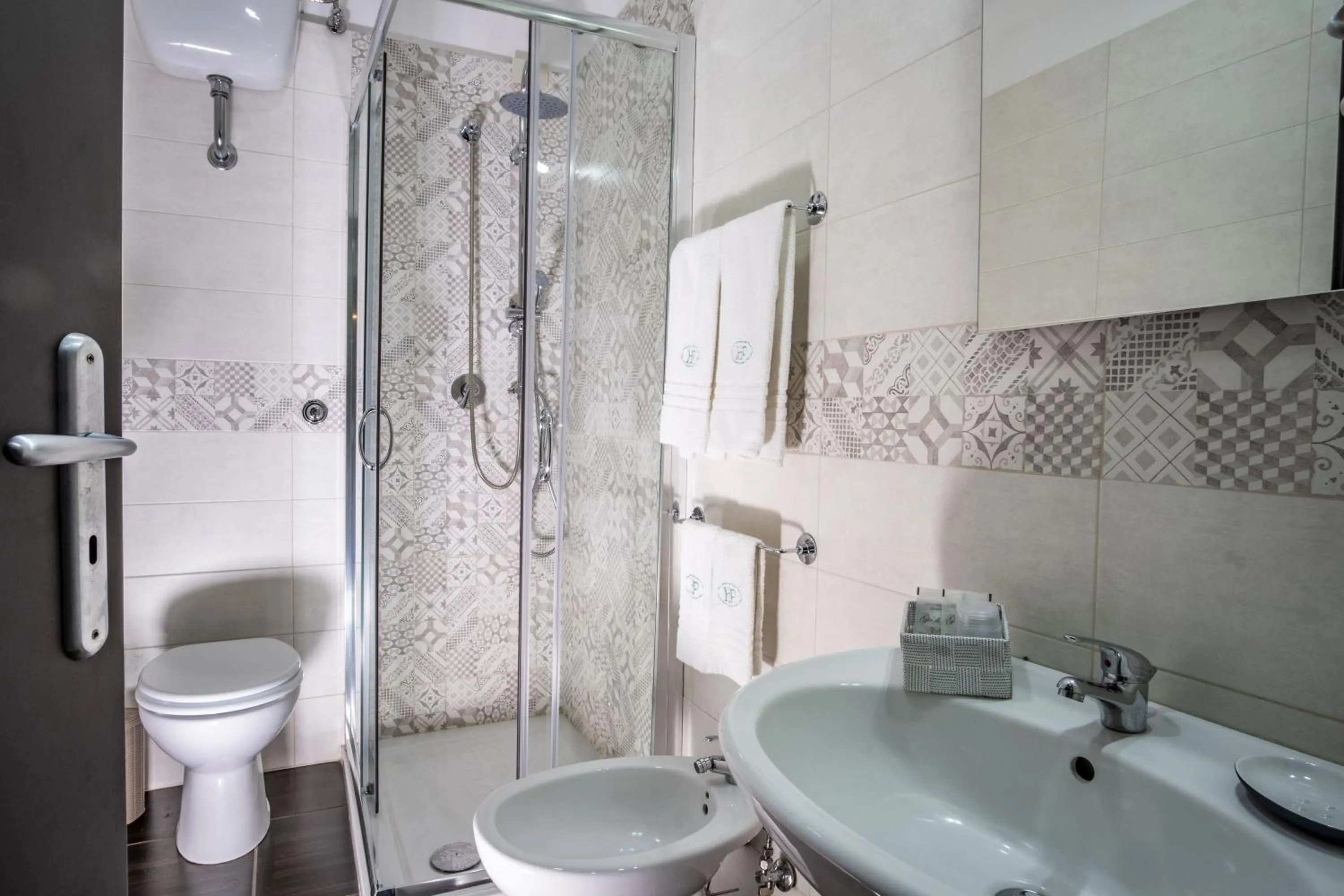 Bathroom in Hotel La Pergola