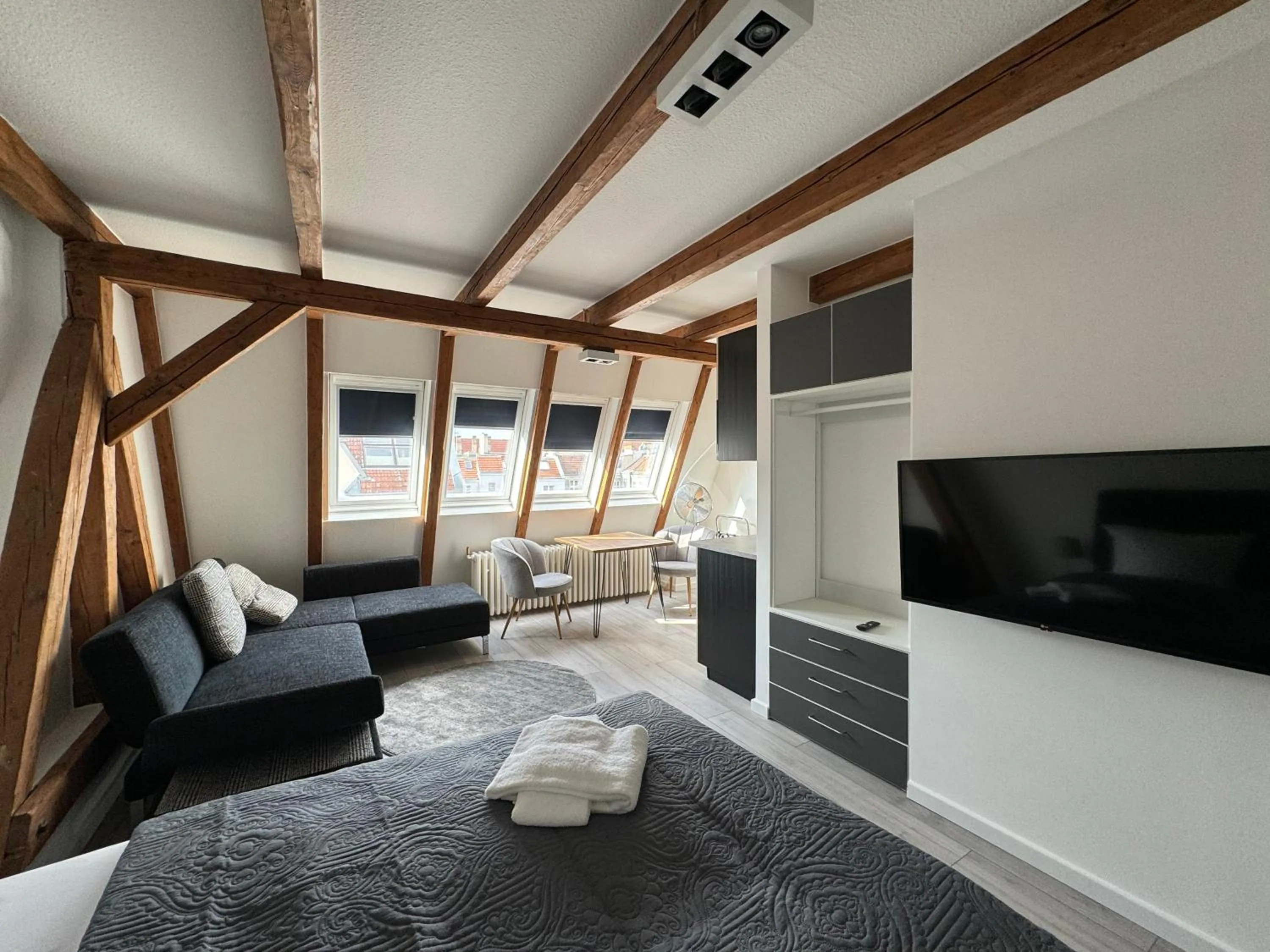 Bed in Hotel Bregenz