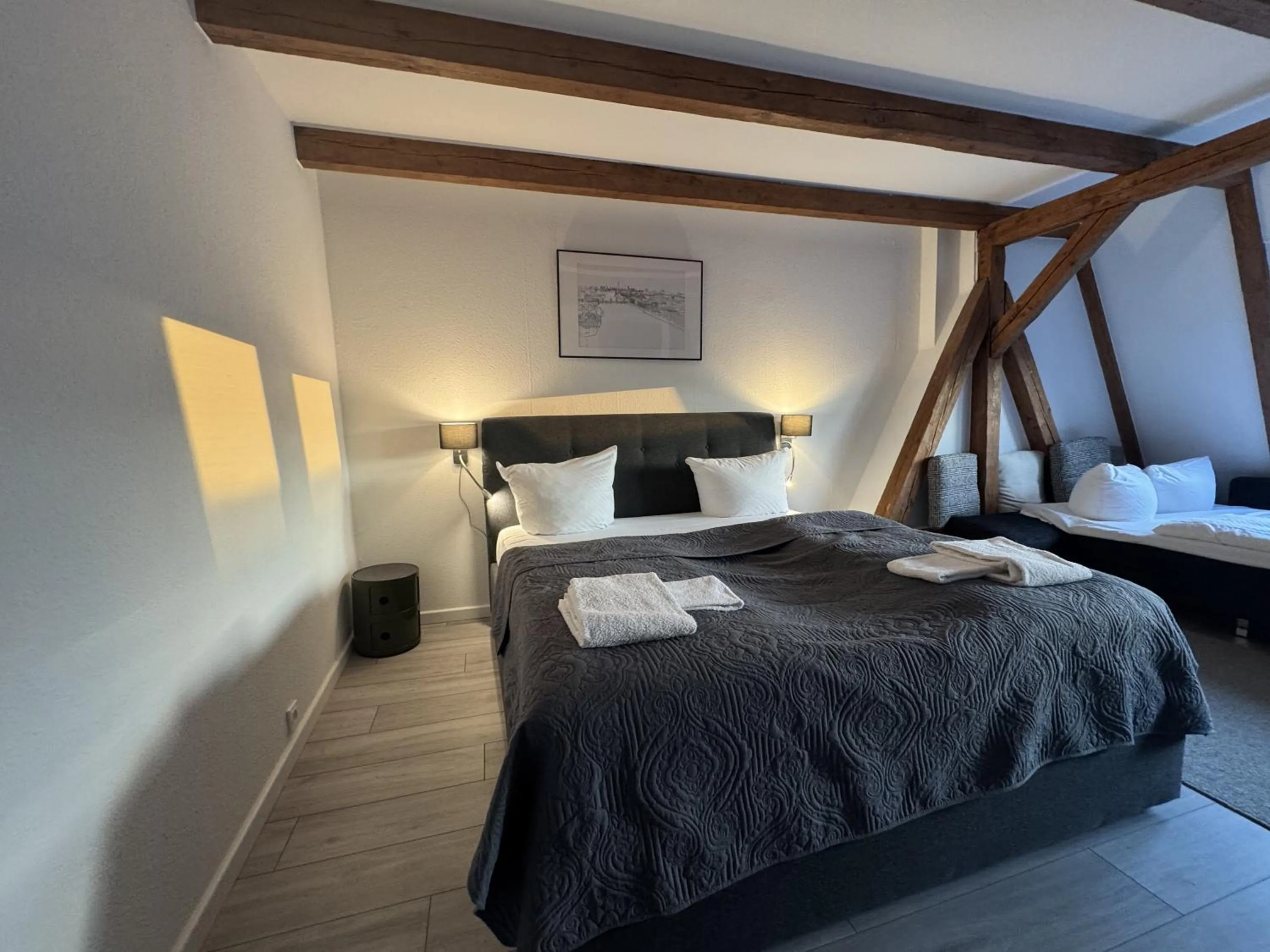 Bed in Hotel Bregenz