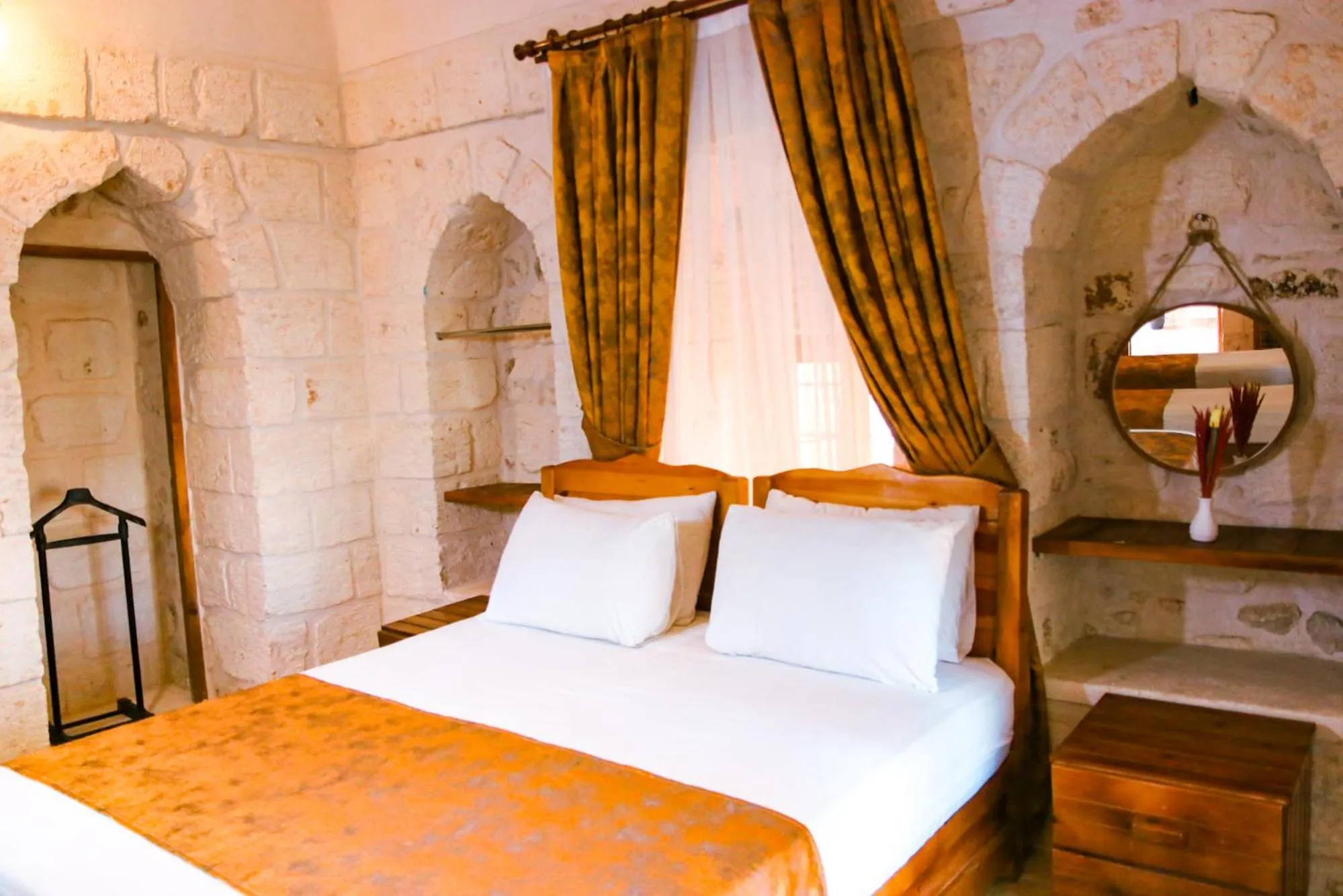 Bed in Mons Masius Hotel Teras