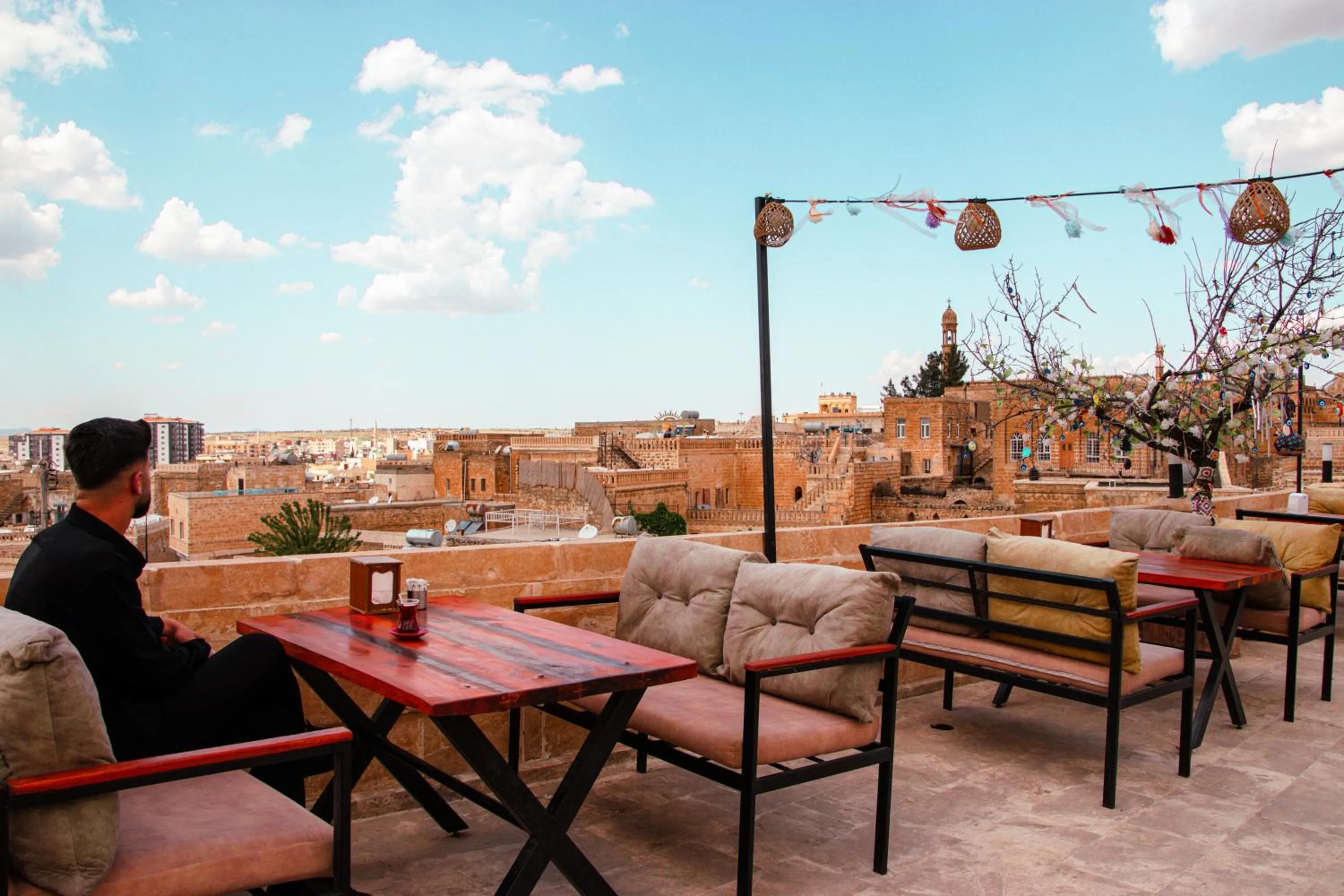 Balcony/Terrace in Mons Masius Hotel Teras