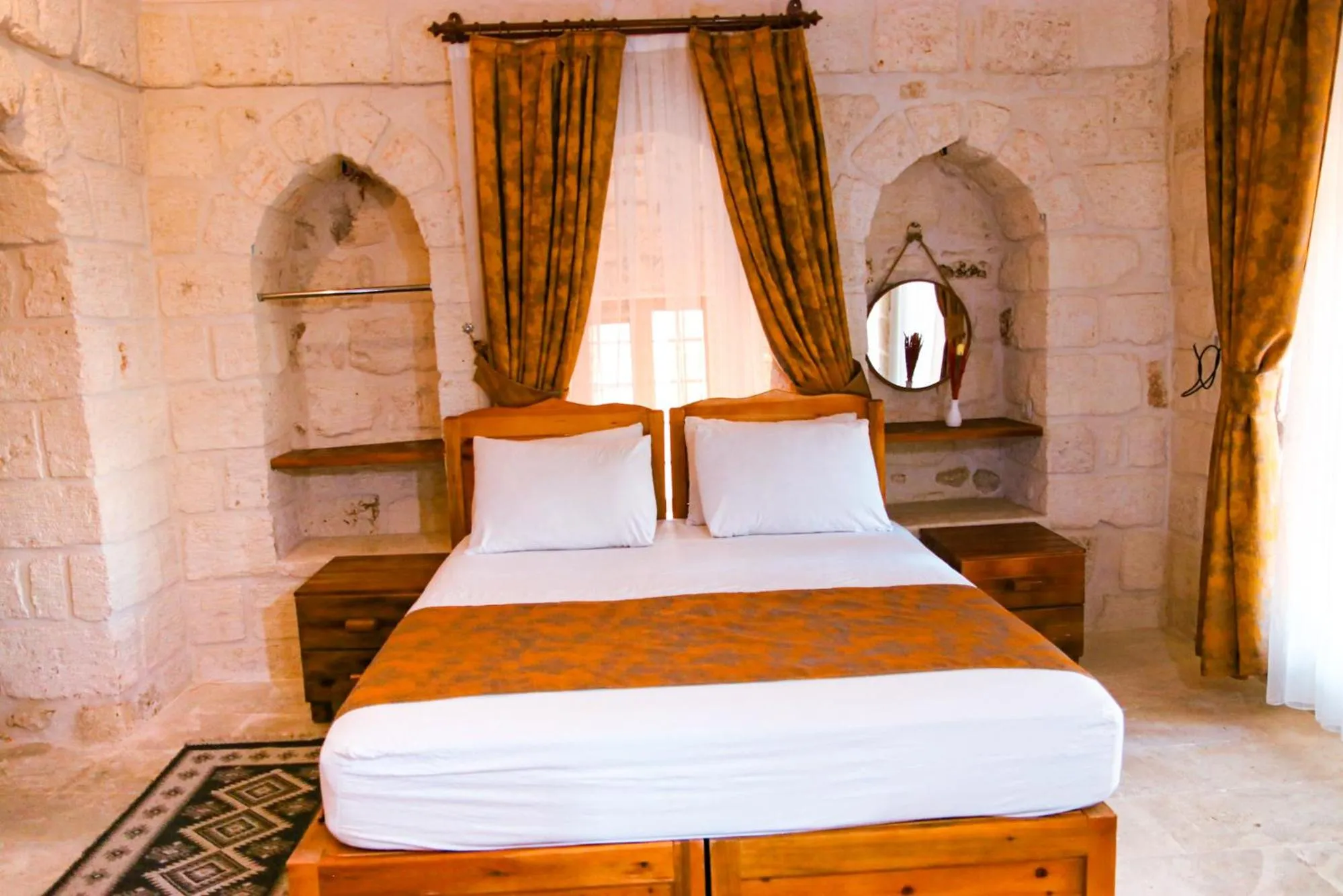 Bed in Mons Masius Hotel Teras