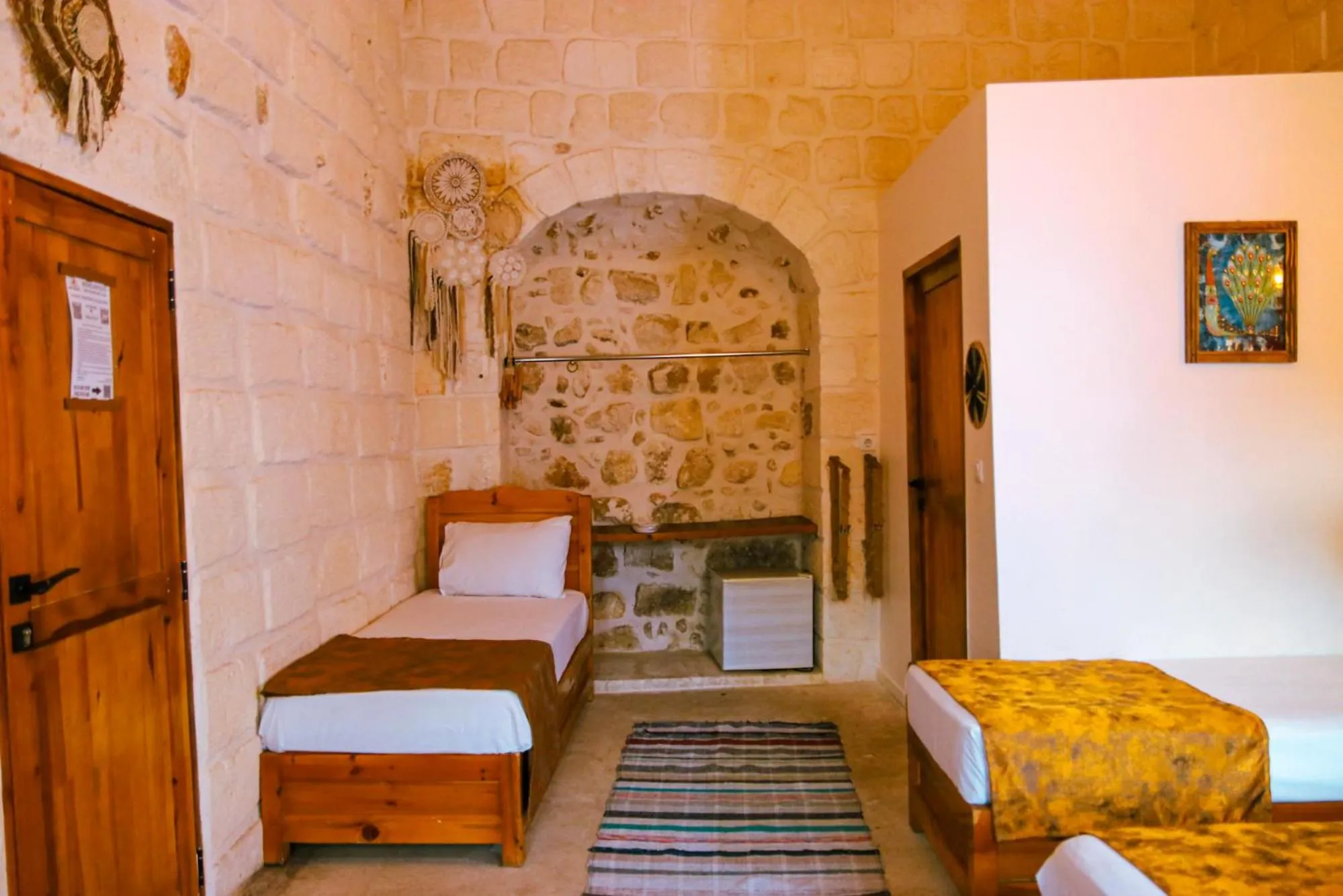 Bed in Mons Masius Hotel Teras