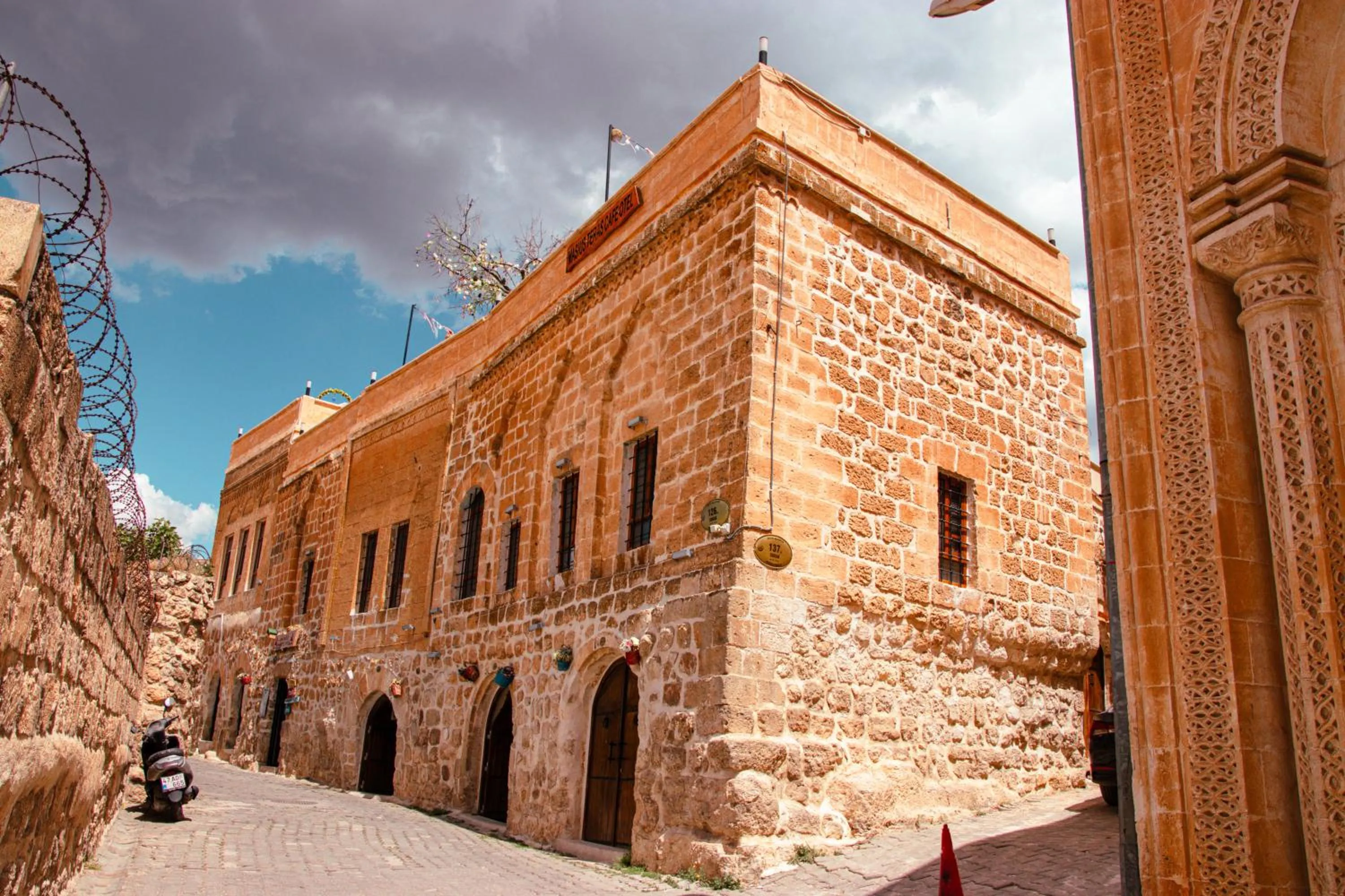 Balcony/Terrace in Mons Masius Hotel Teras