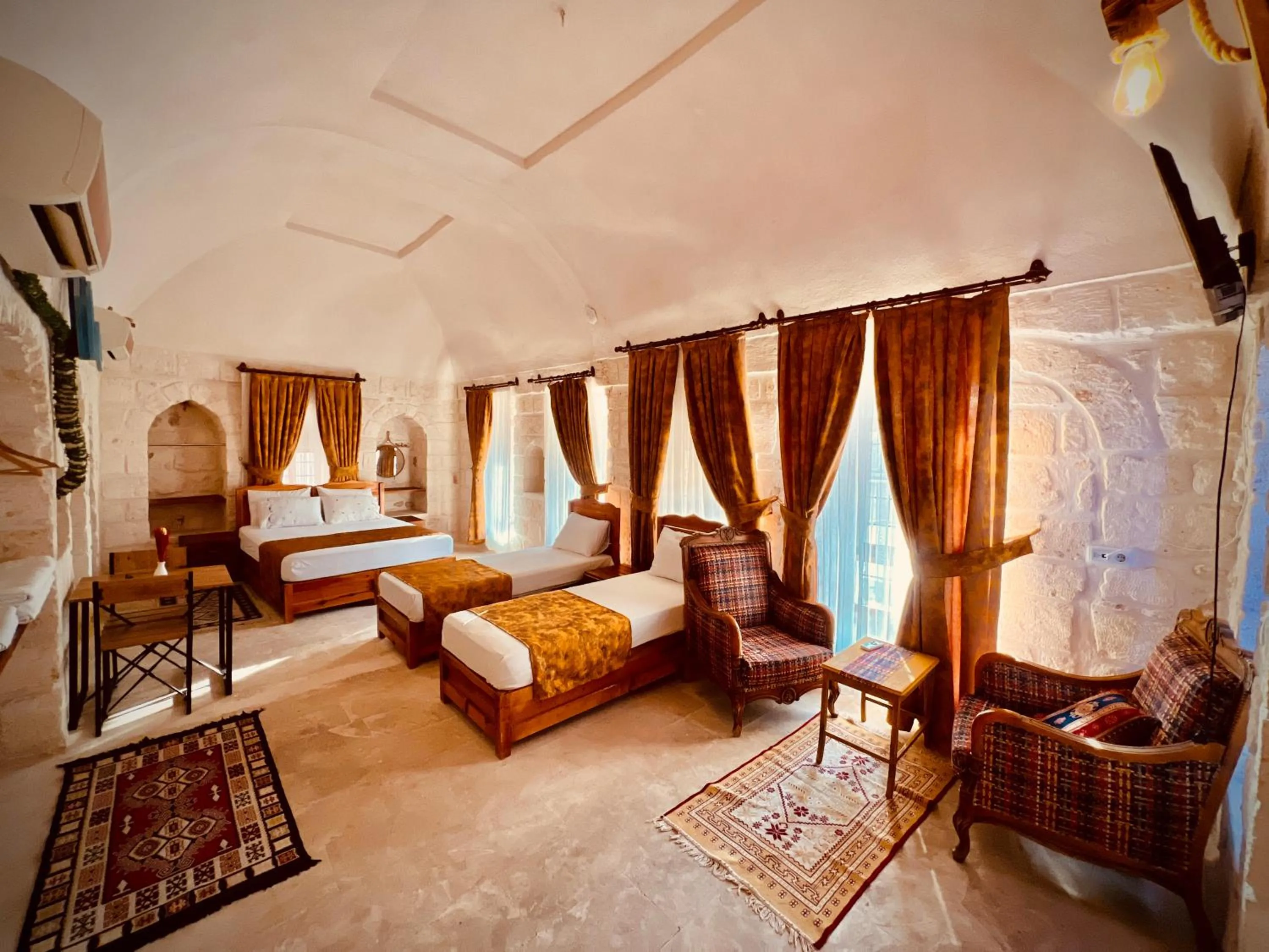 Bed in Mons Masius Hotel Teras